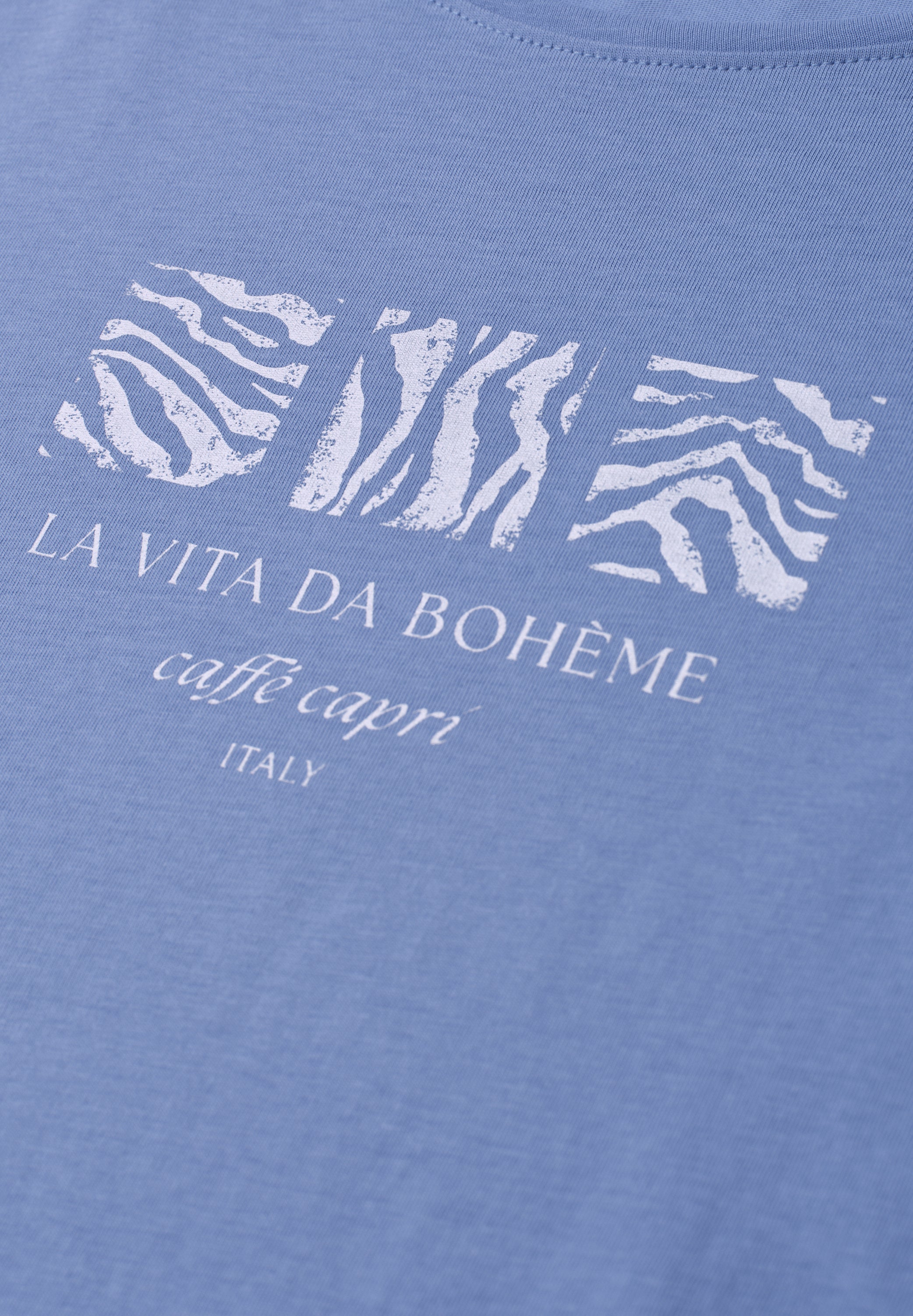 Street One Damen T-Shirts  Drift Blu