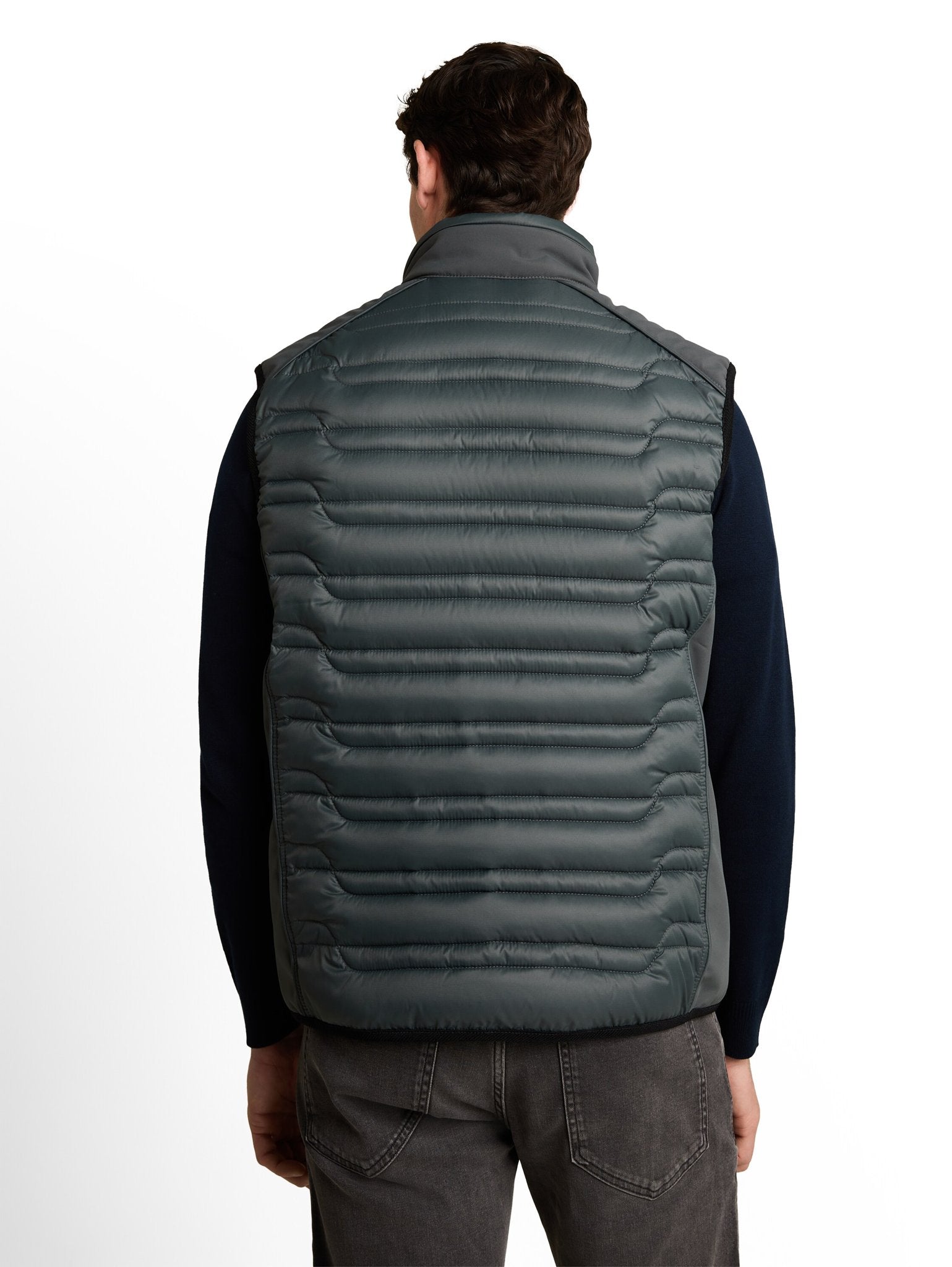 Tom Tailor Herren Westen Darkest Olive