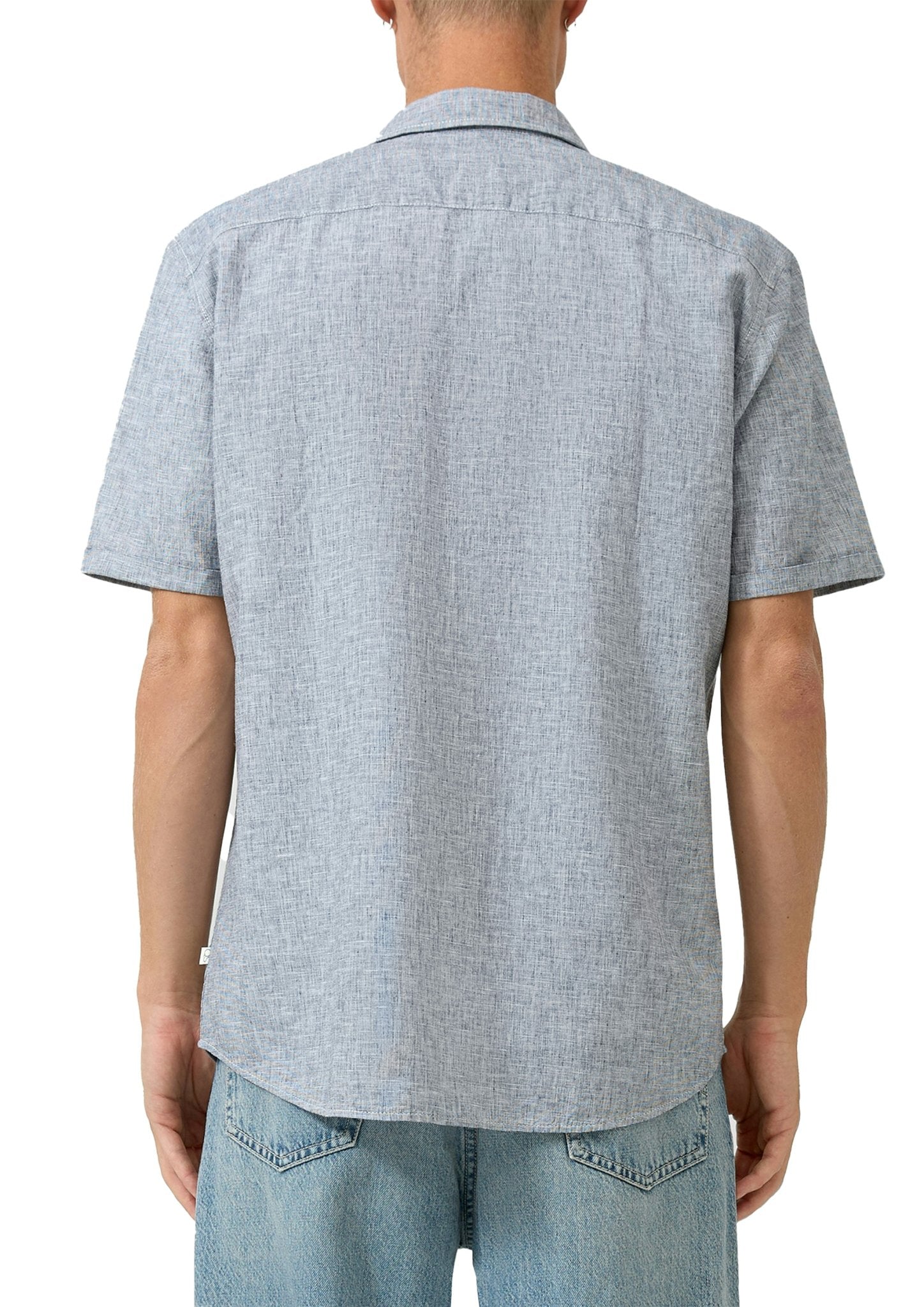 QS by S.Oliver Herren Hemden lang Blue