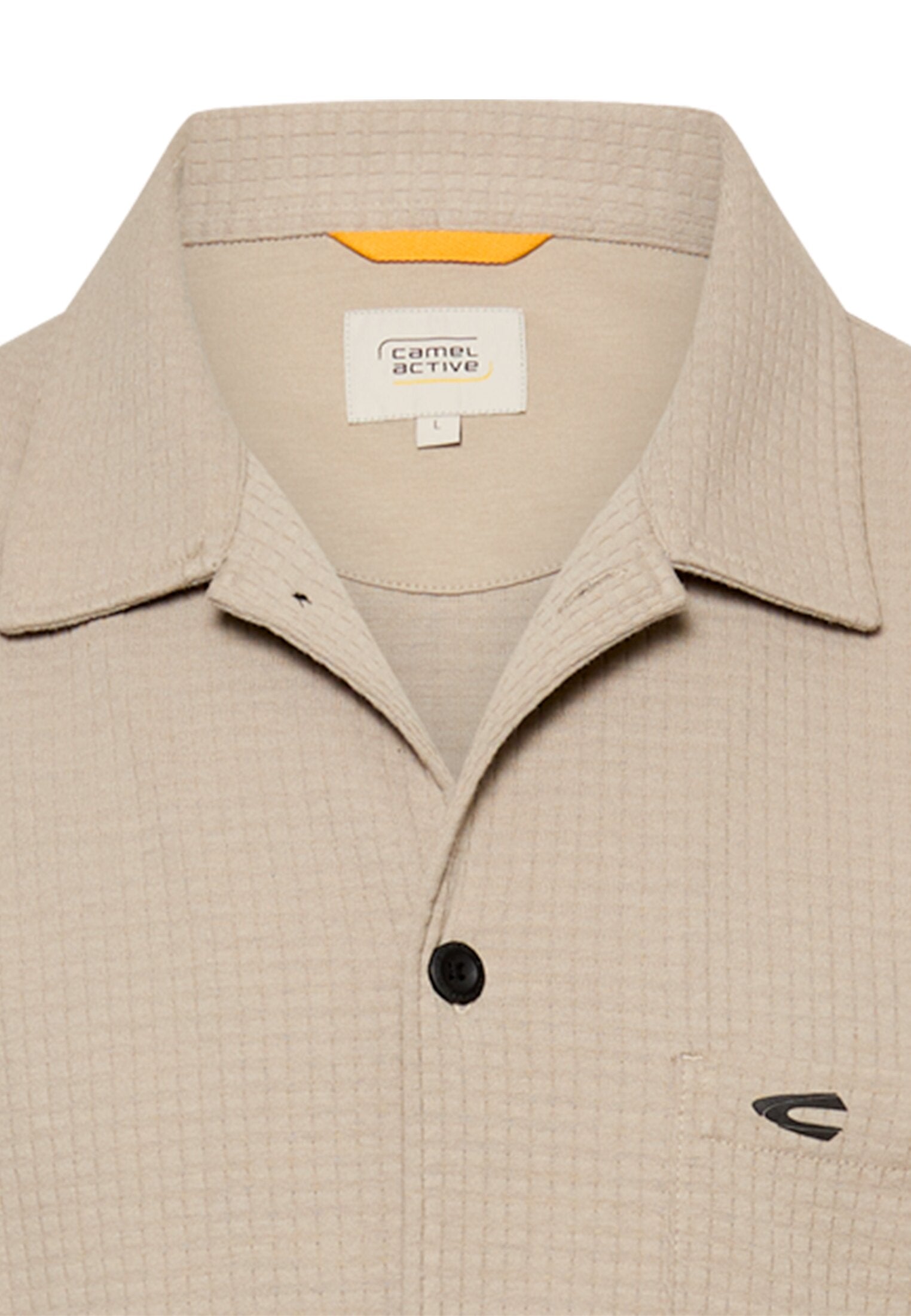 Camel active Herren Hemden kurz  Light Beige