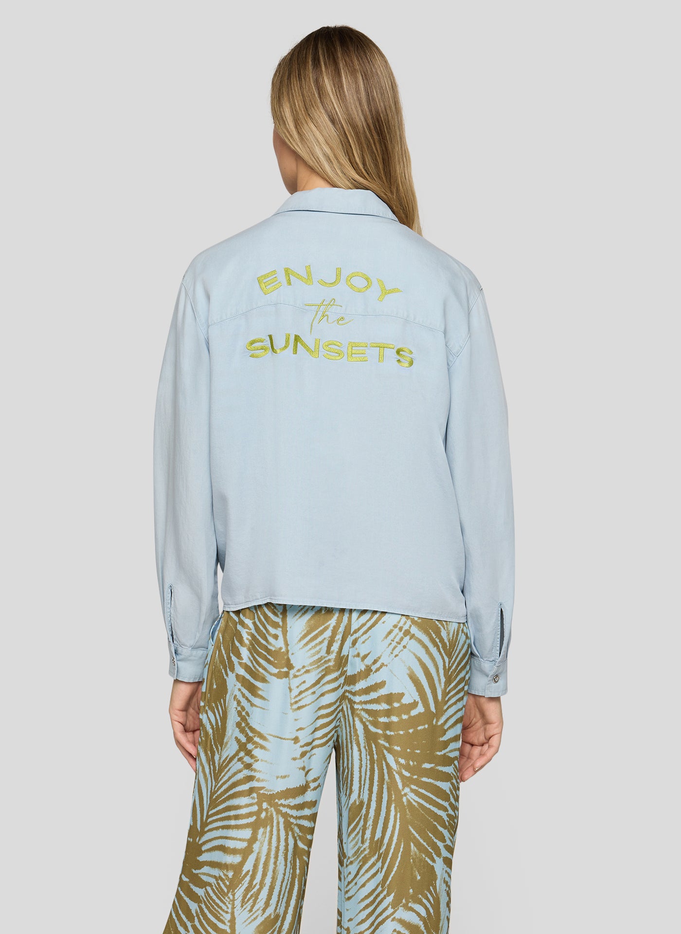 Rabe Damen Blusen Bleachedblue