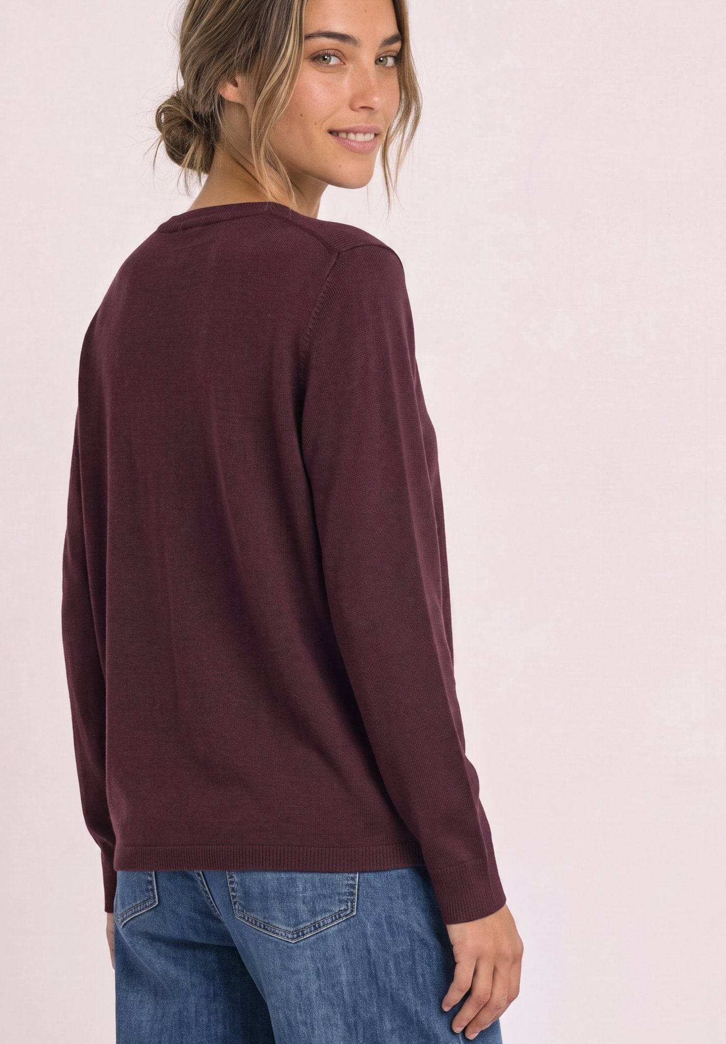 Street One Damen Pullover  Rustic Ro