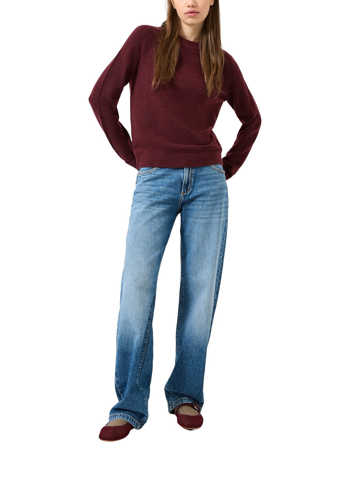 QS by S.Oliver Damen Pullover W Red