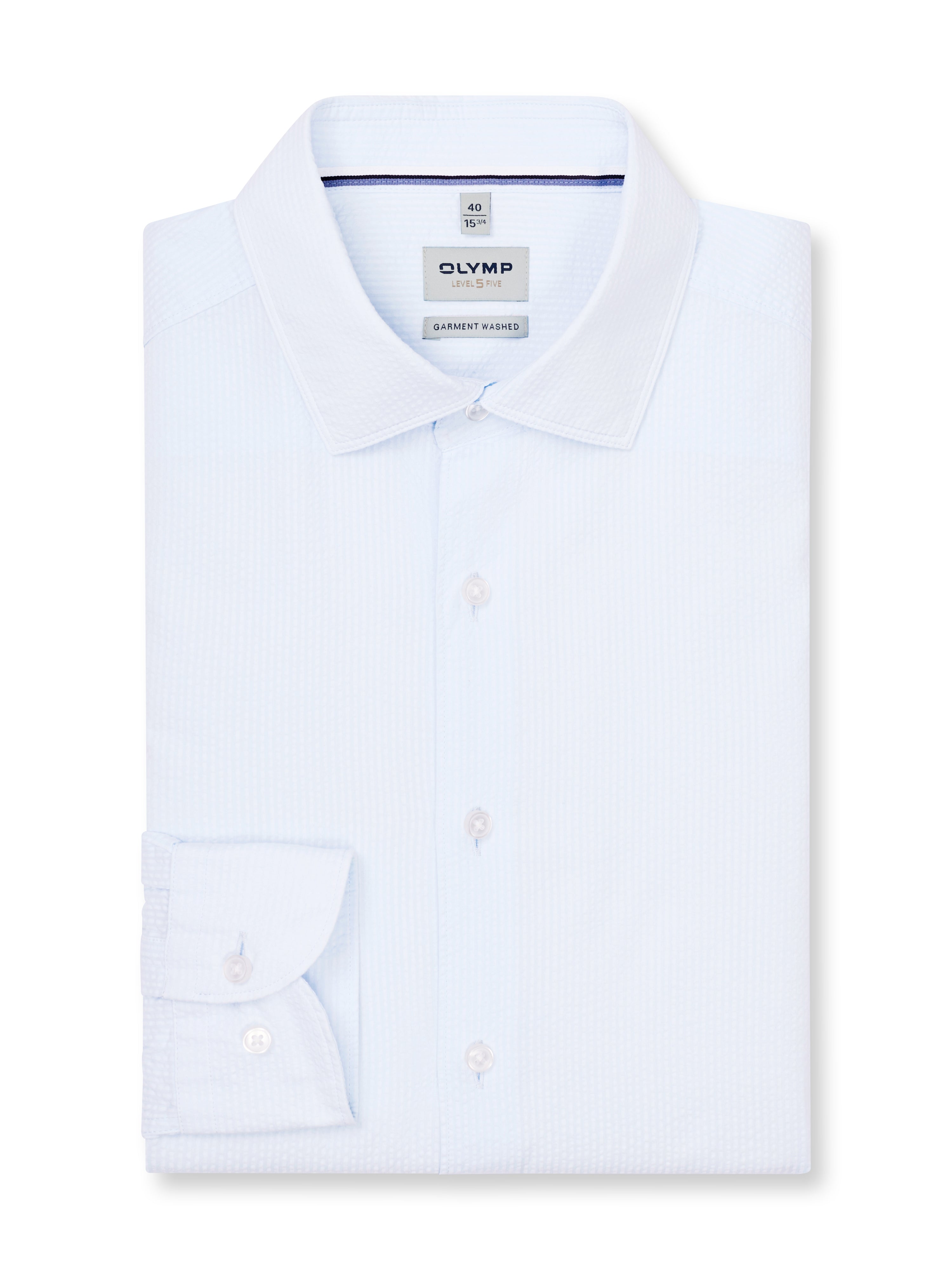 Olymp Herren Hemden lang  Hellblau