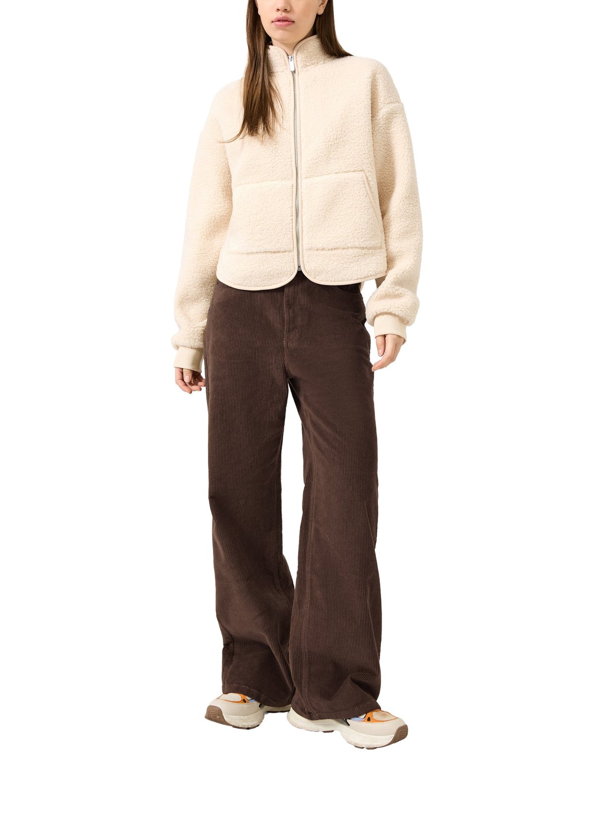 QS by S.Oliver Damen Sweatshirts  White