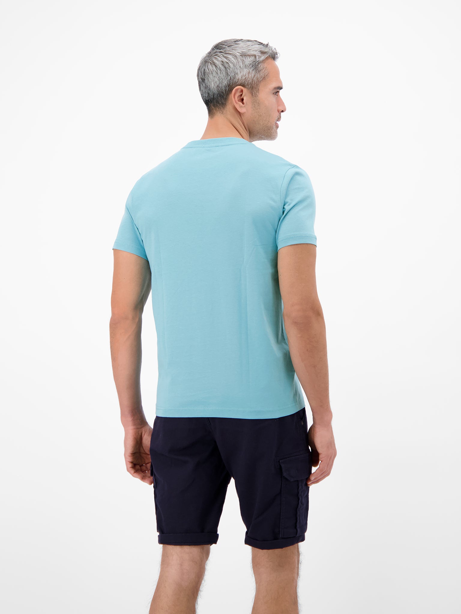 Lerros Herren T-Shirts kurz Reef Blue