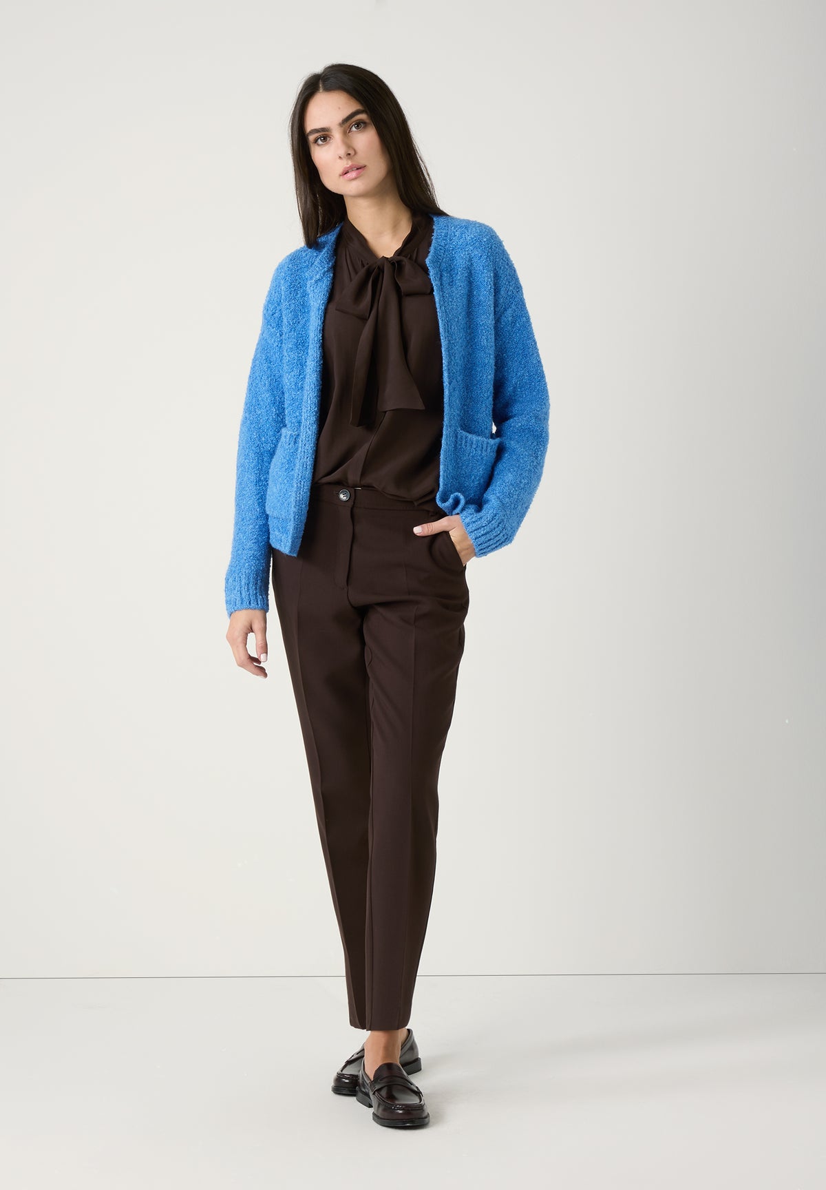 More & More Damen Pullover Winterblue