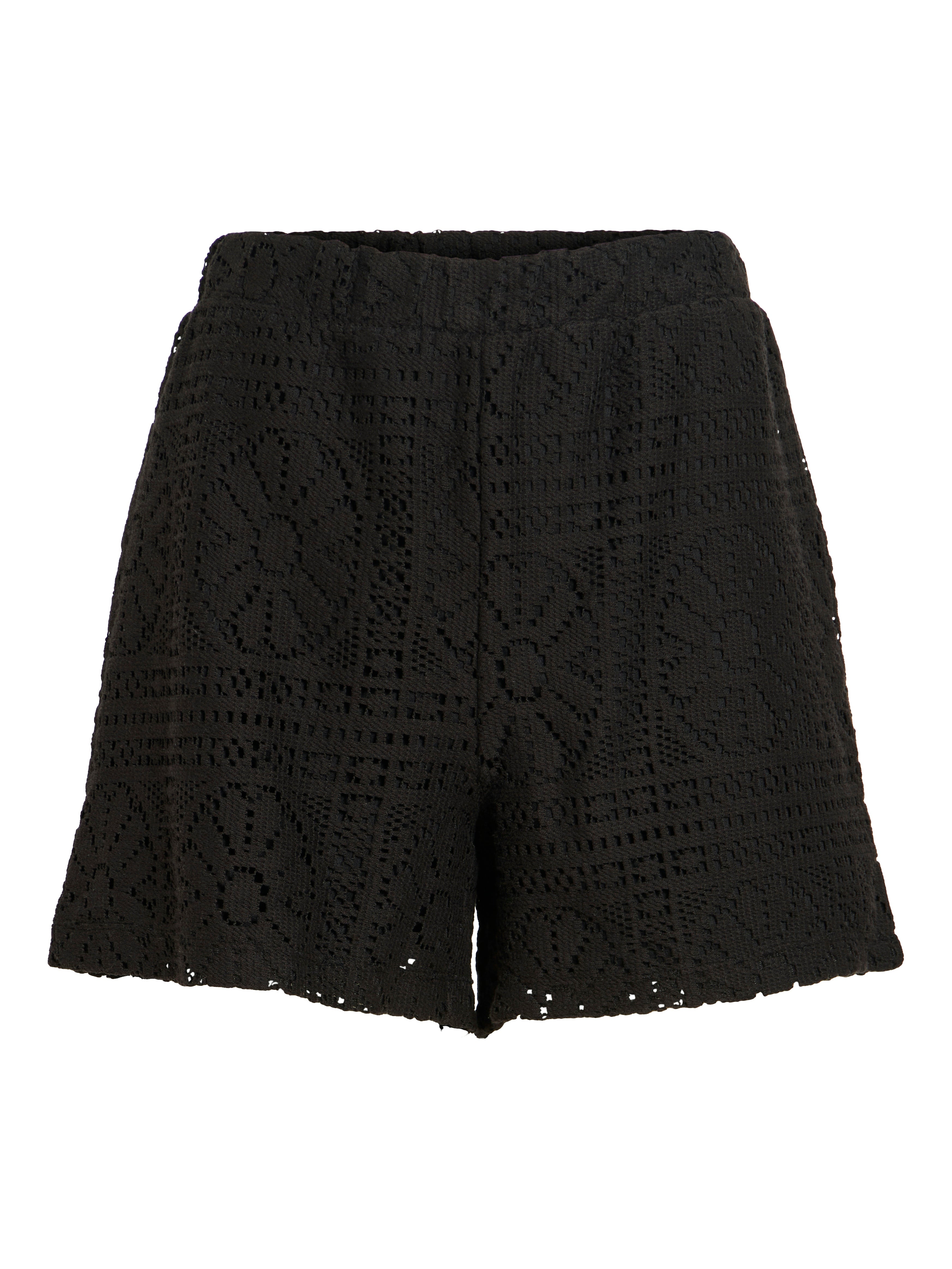 Vila Damen Shorts Black Beauty