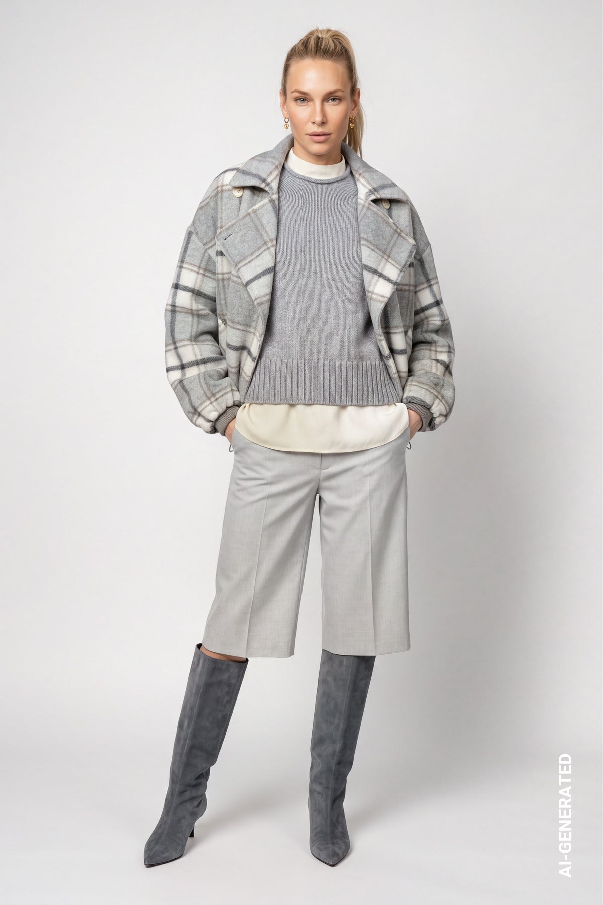 Monari Damen Jacken Light Grey