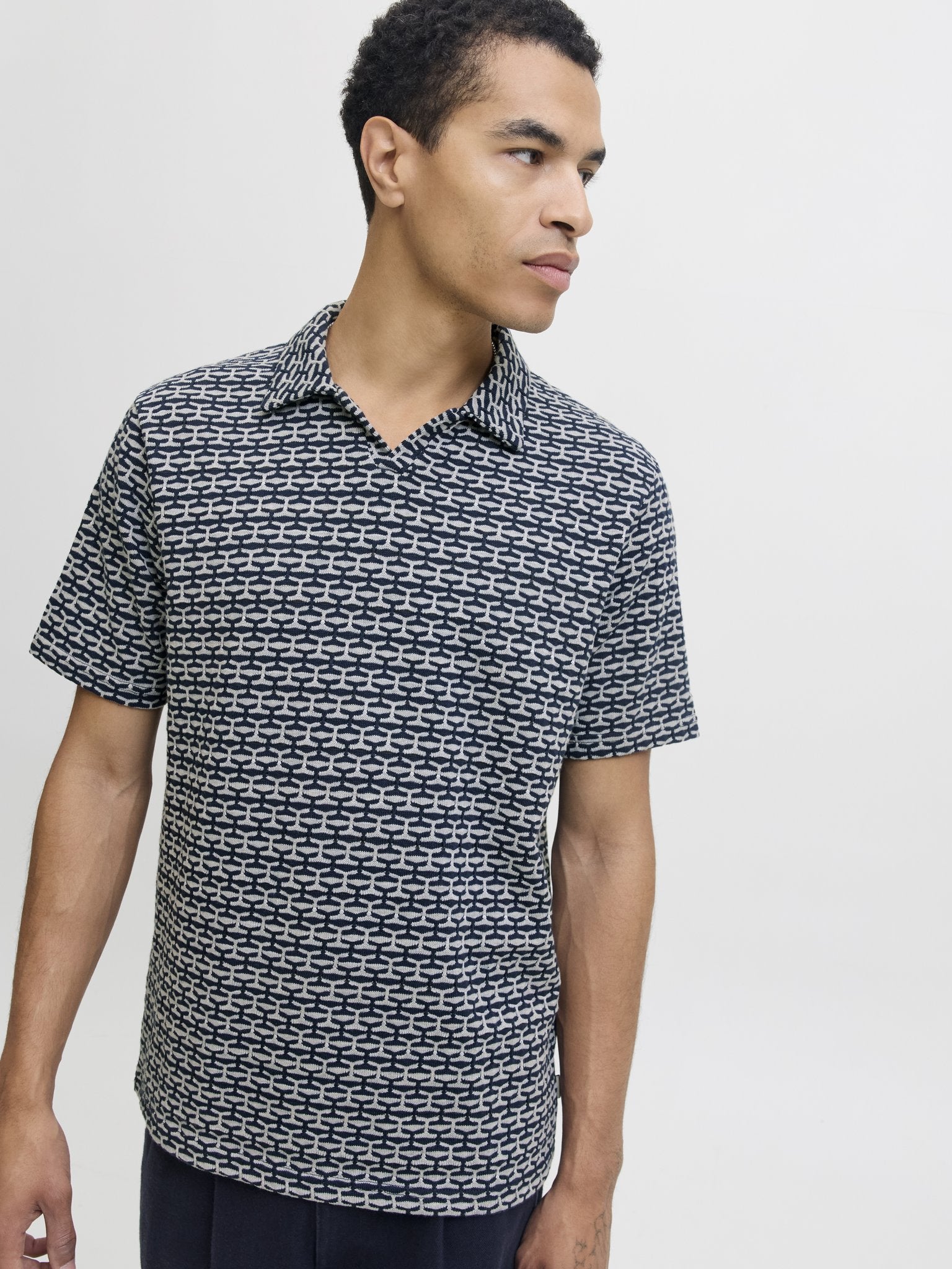 Jack & Jones Herren Polo-Shirts Night Sky