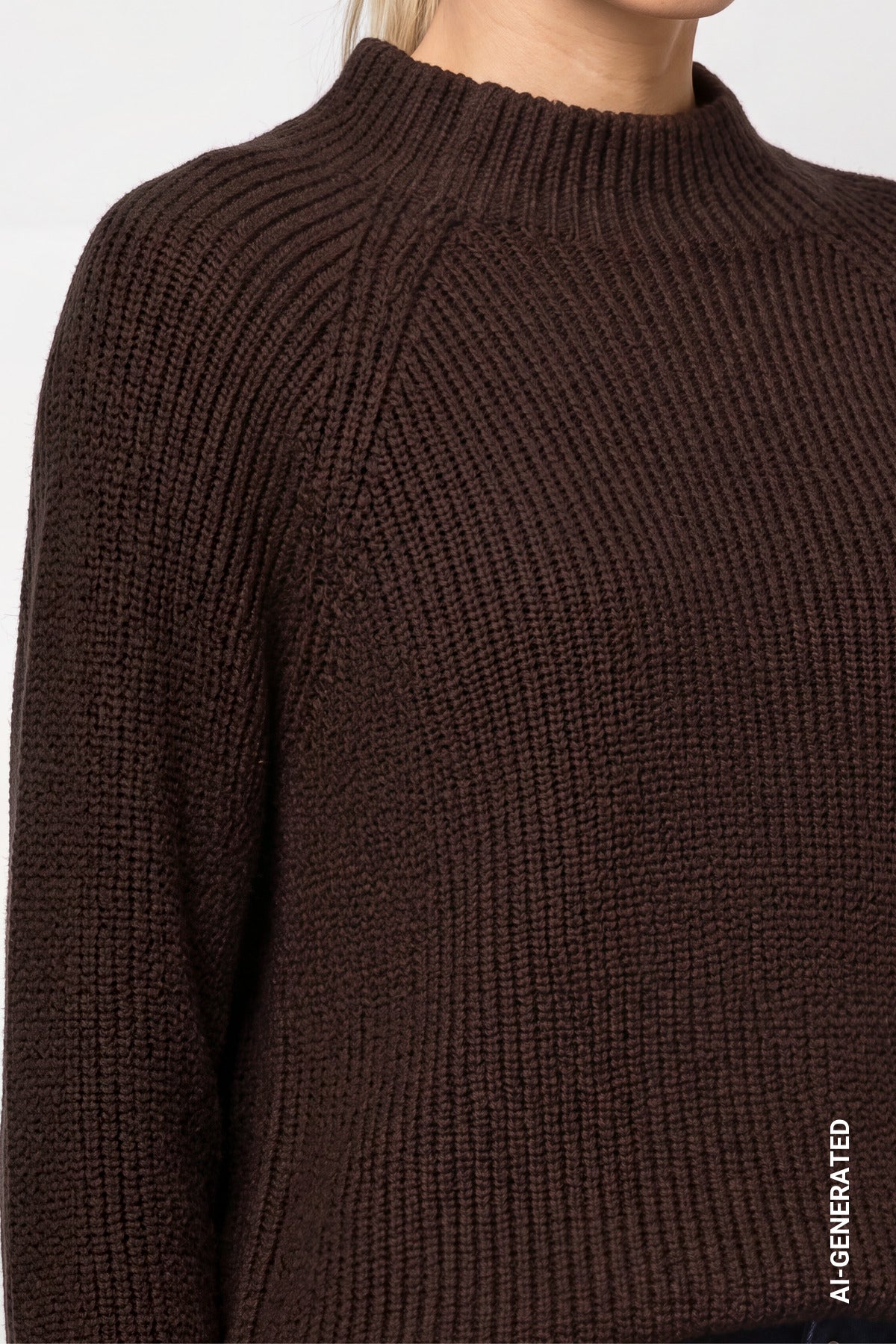 Monari Damen Pullover Black Coffe