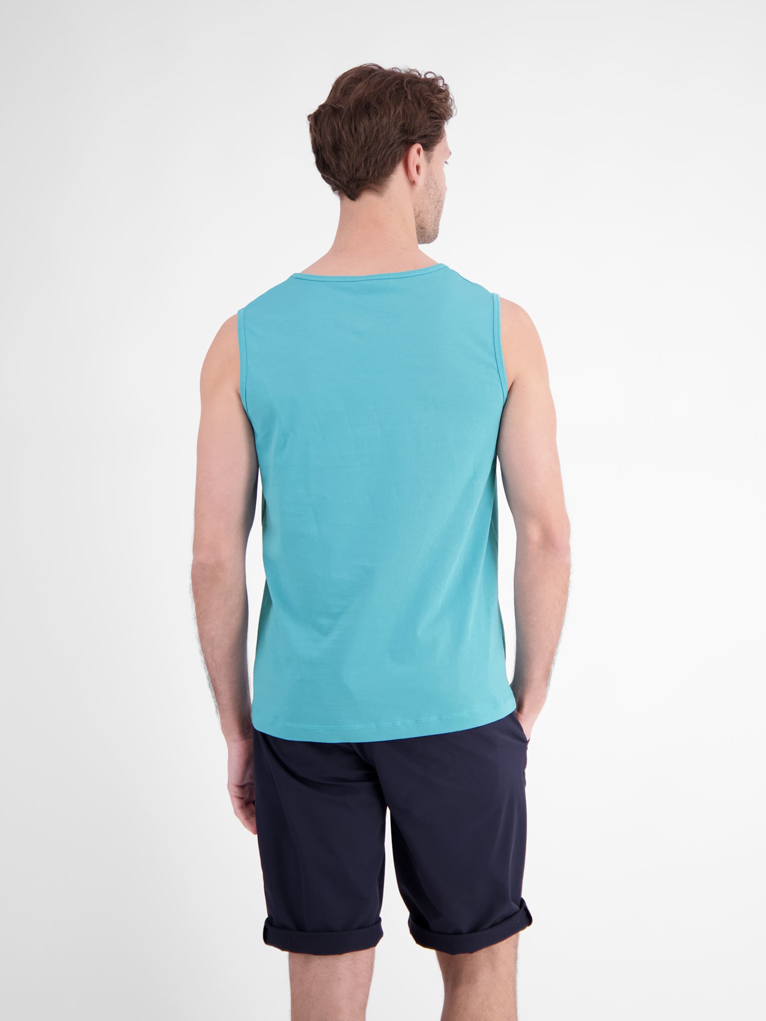 Lerros Herren T-Shirts kurz Reef Blue