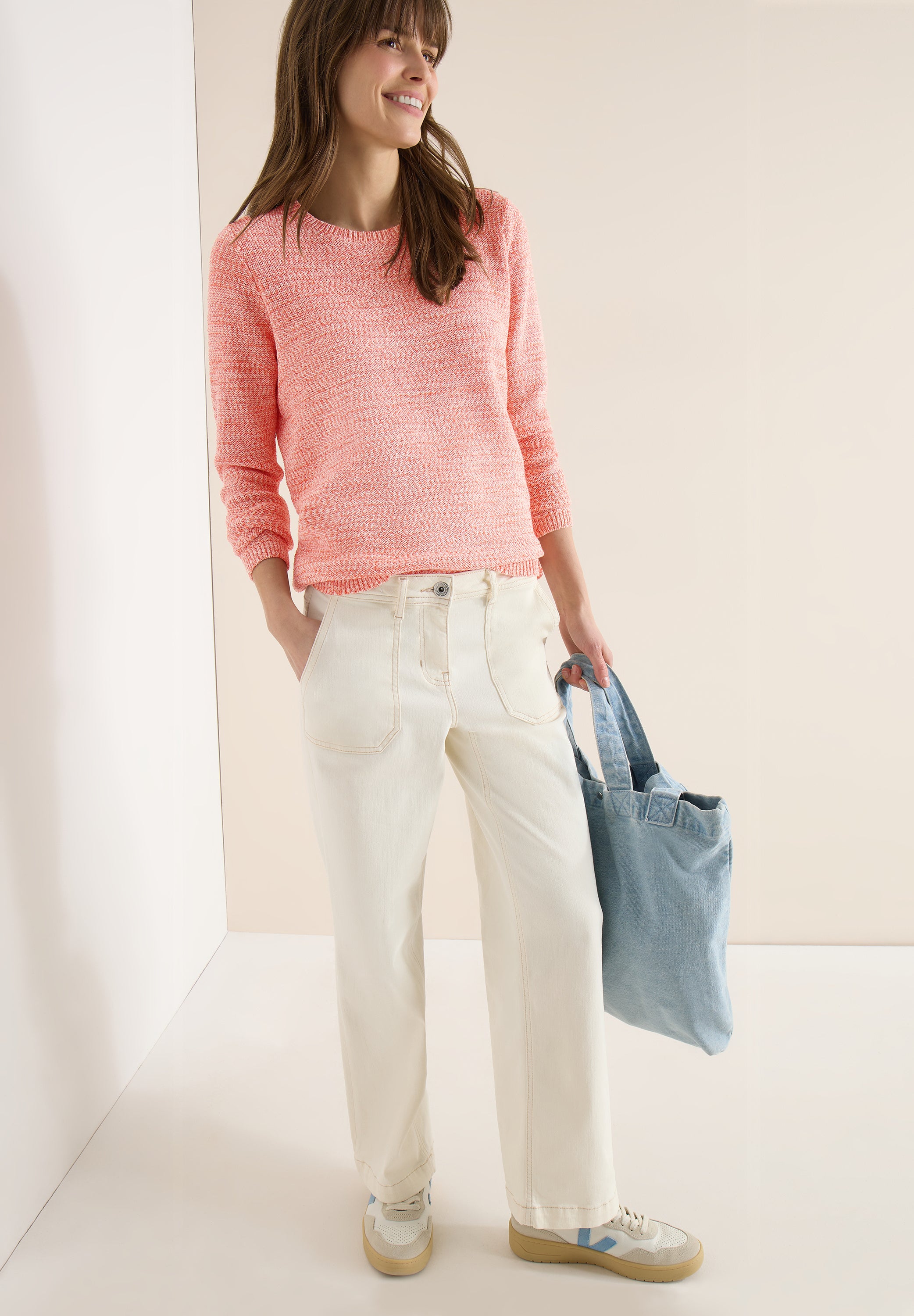 Cecil Damen Pullover Cherry To