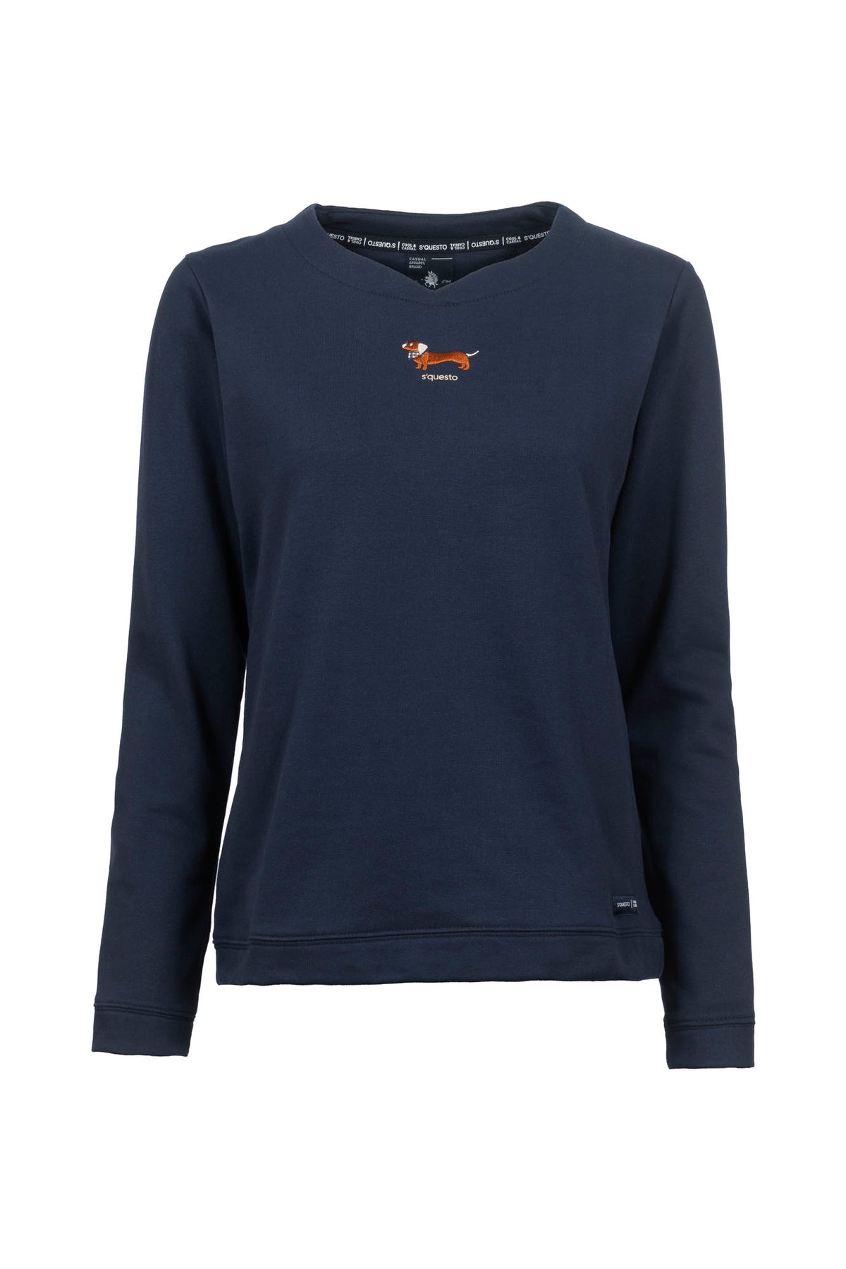 Soquesto Damen Sweatshirts Dunkelblau