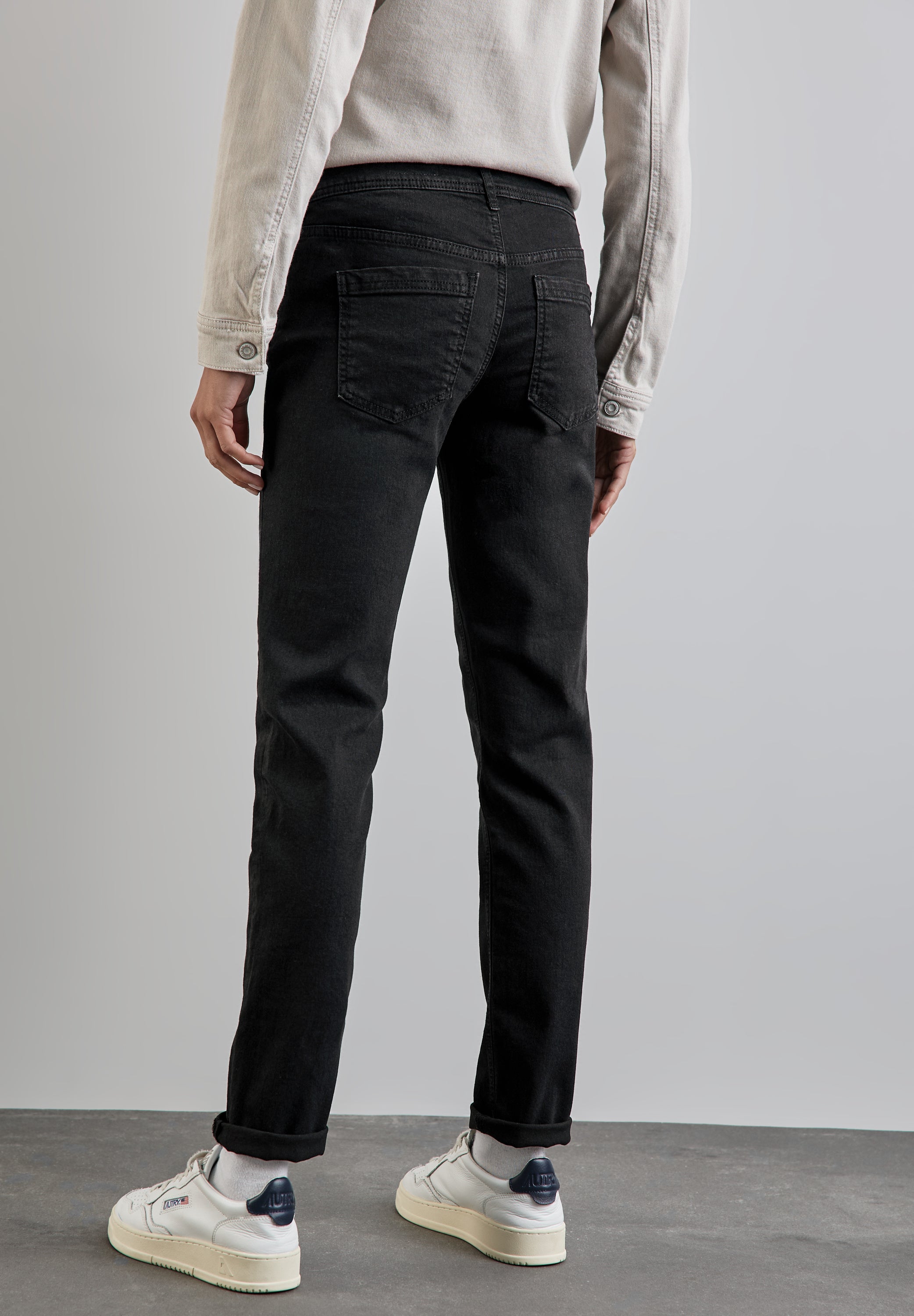 Street One Damen Hosen  Deep Blac