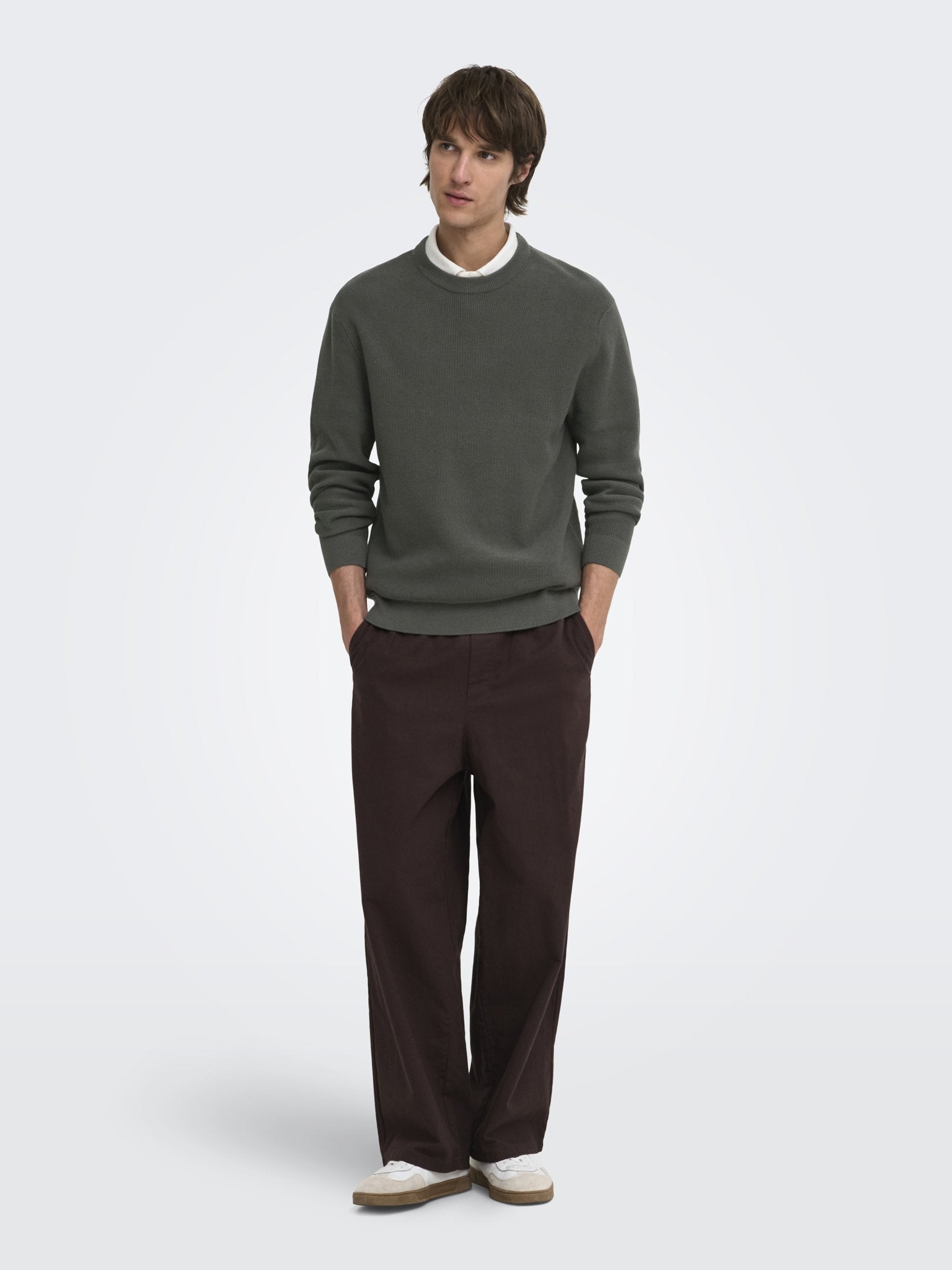 Only & Sons Herren Pullover Beluga