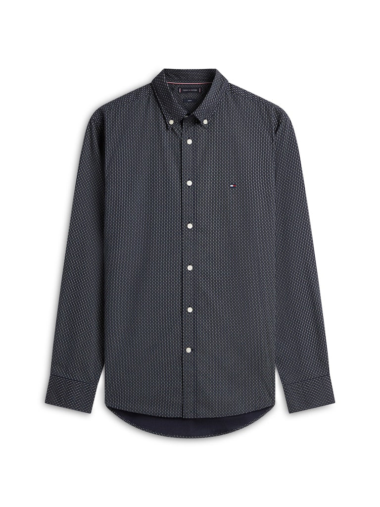 Tommy Hilfiger Herren Hemden Gy Blue
