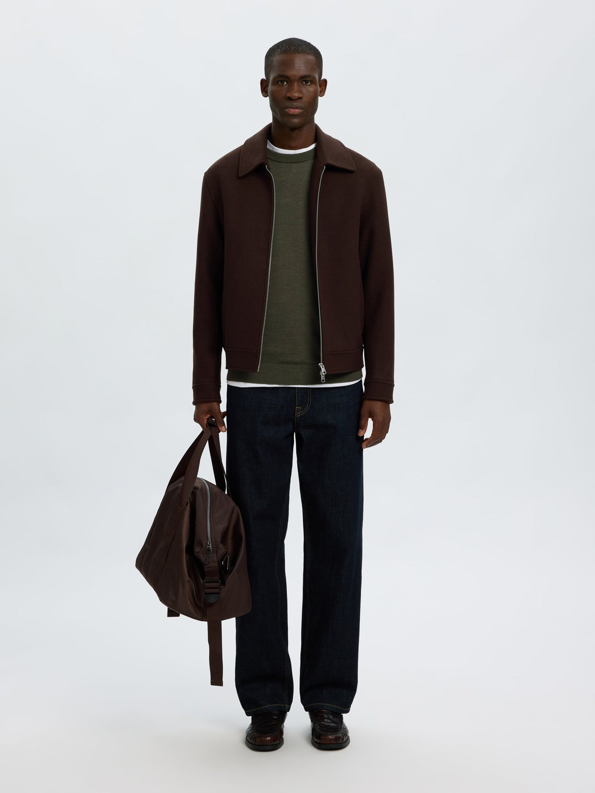 Selected homme Herren Pullover Forest N