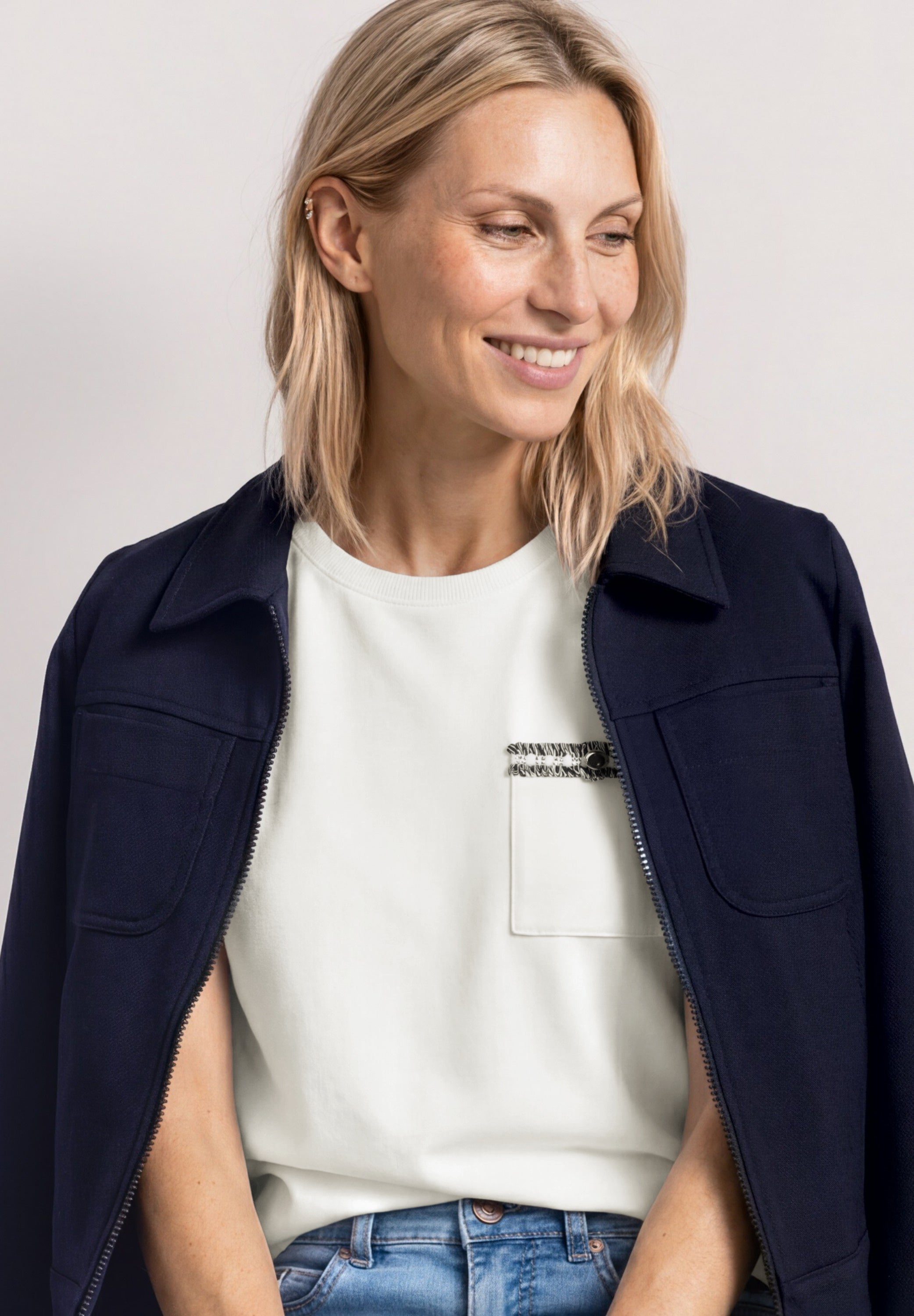 Street One Damen T-Shirts Off White