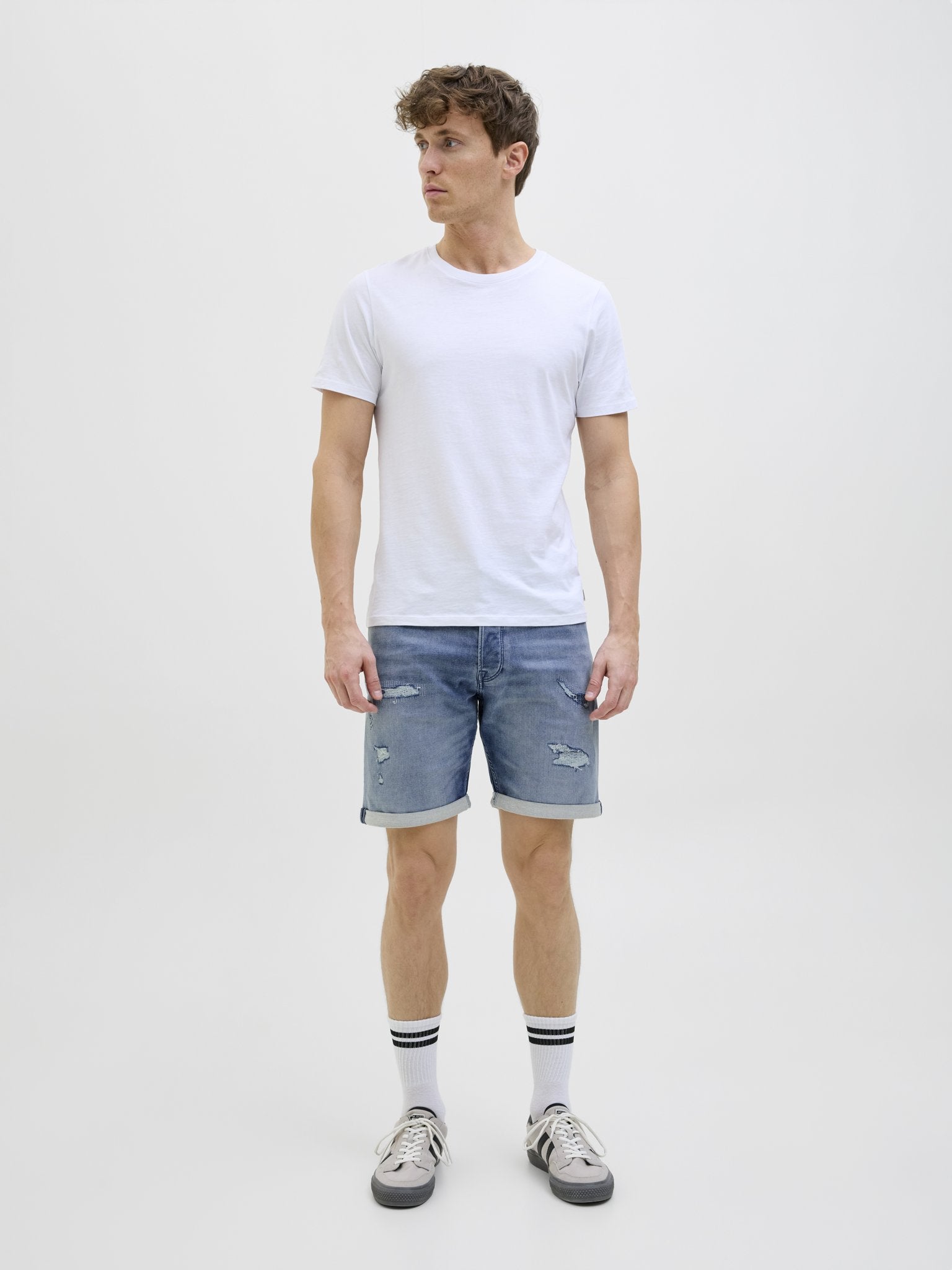 Jack & Jones Herren Shorts Blue Denim