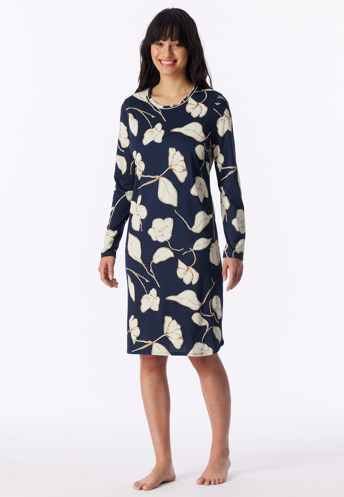Schiesser Nachthemd Deep Sea Blue