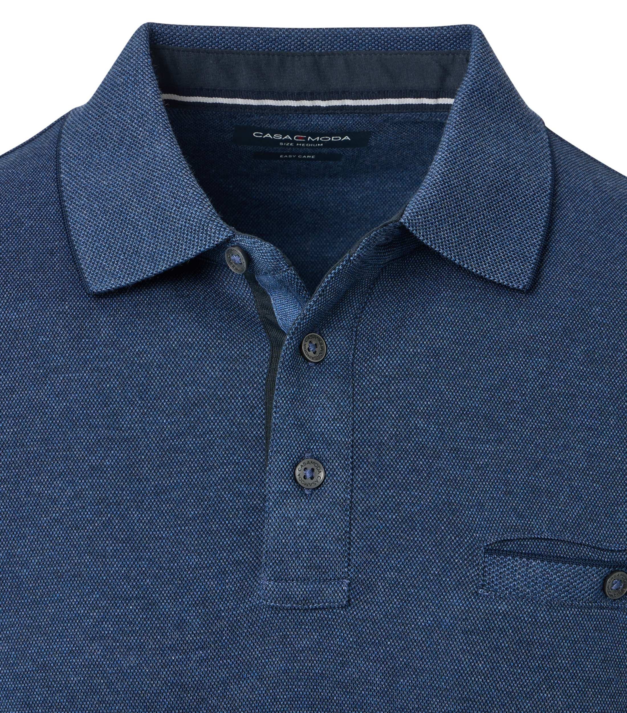 Casa Moda Herren T-Shirts kurz  Blau