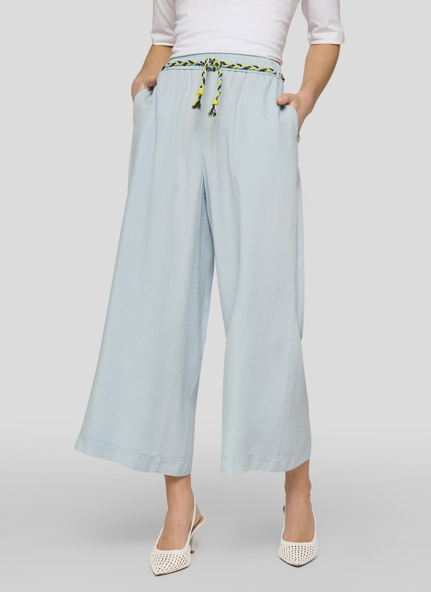 Rabe Damen Hosen Bleachedblue