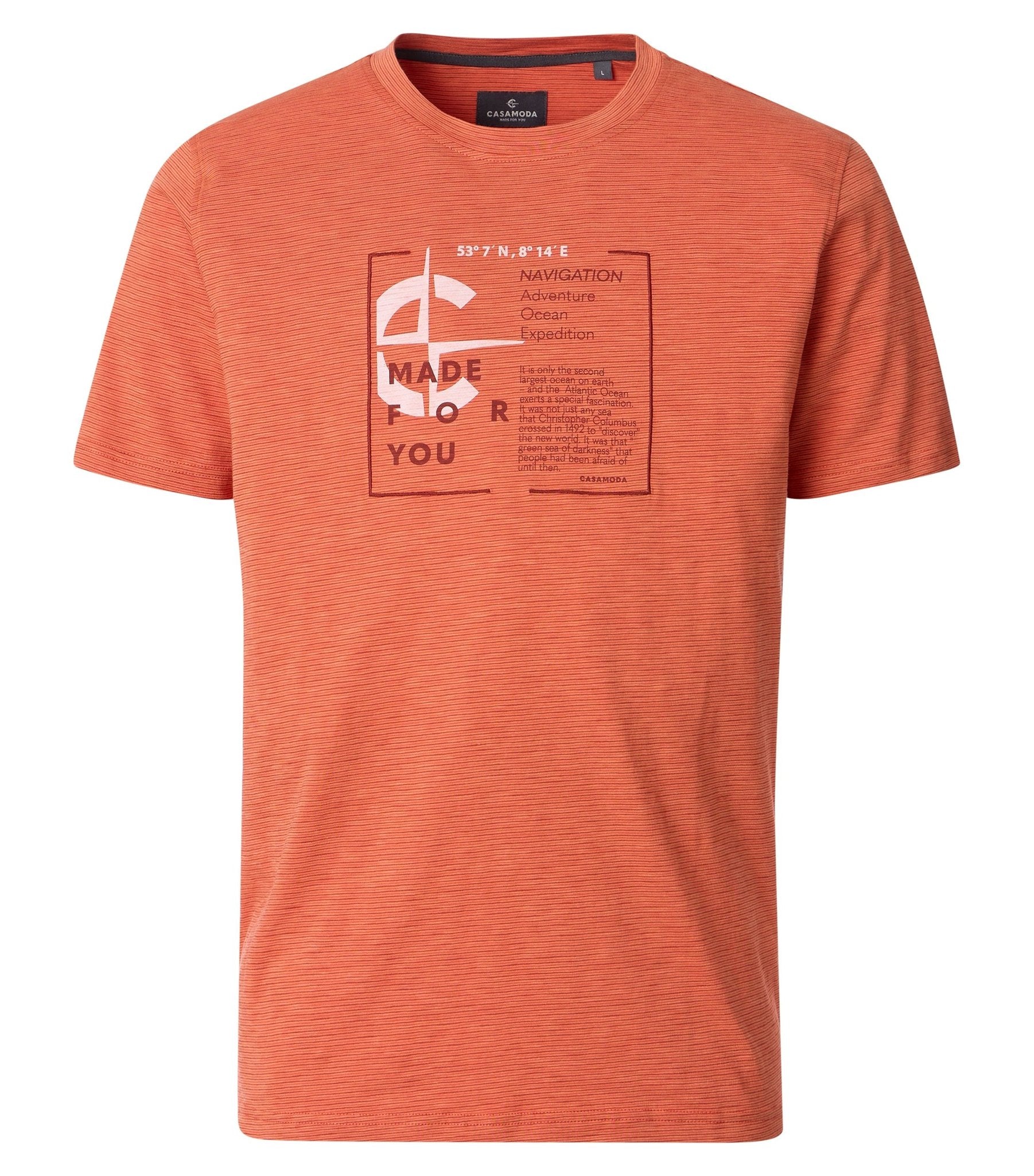 Casa Moda Herren T-Shirts kurz  Rot
