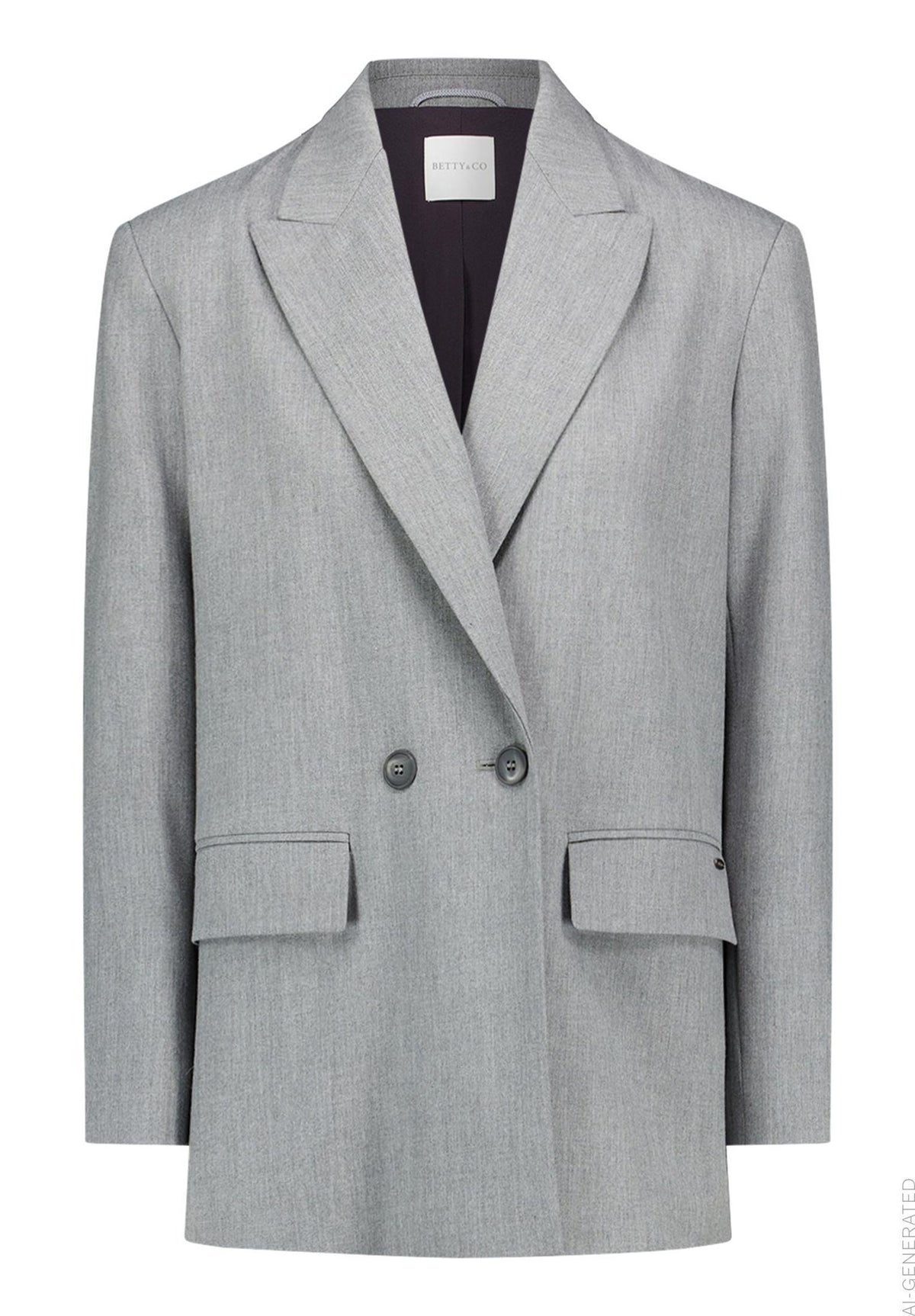 Betty & Co Damen Blazer Grey Melange