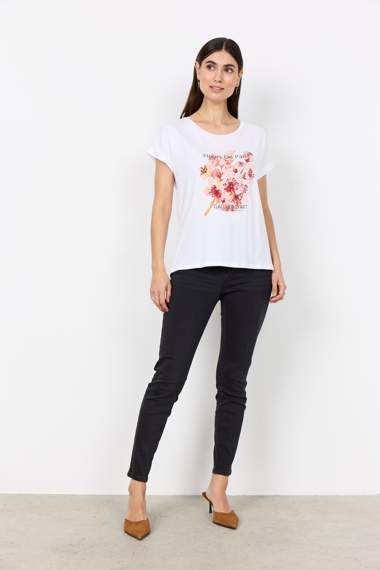 Soya Concept Damen T-Shirts Salmon