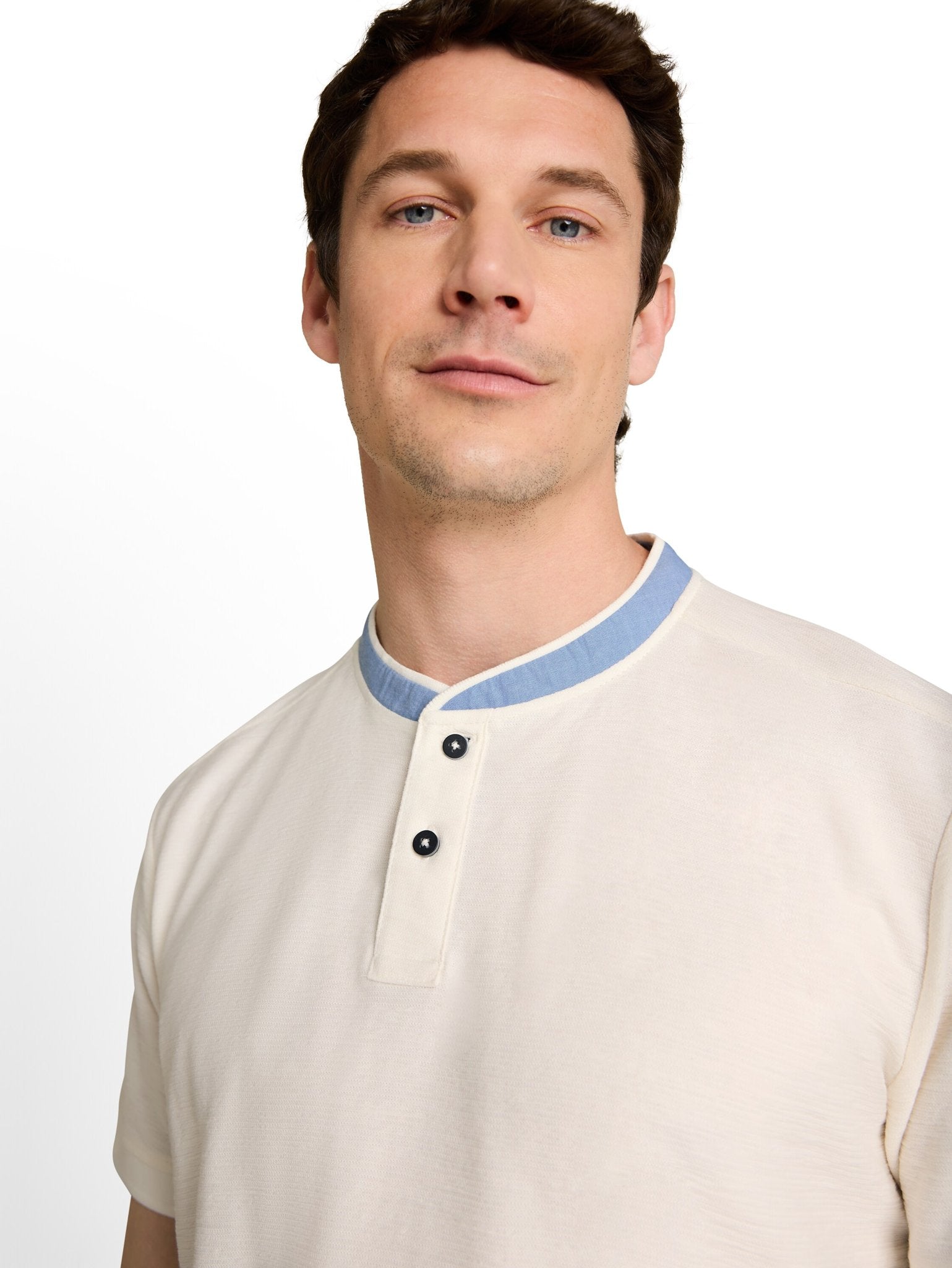Tom Tailor Herren Polo-Shirts Gardenia White