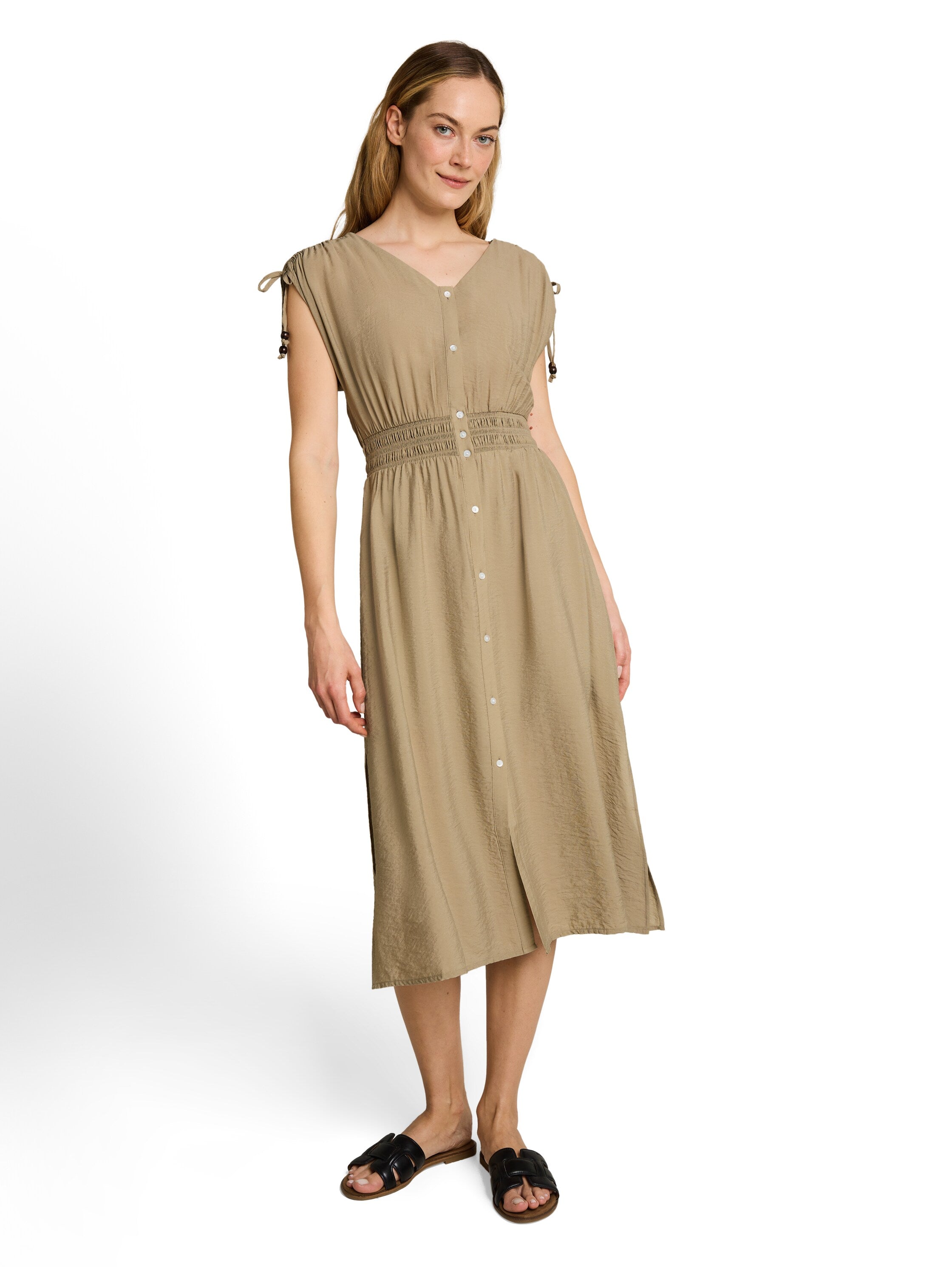 Tom Tailor Damen Kleider Silver Olive