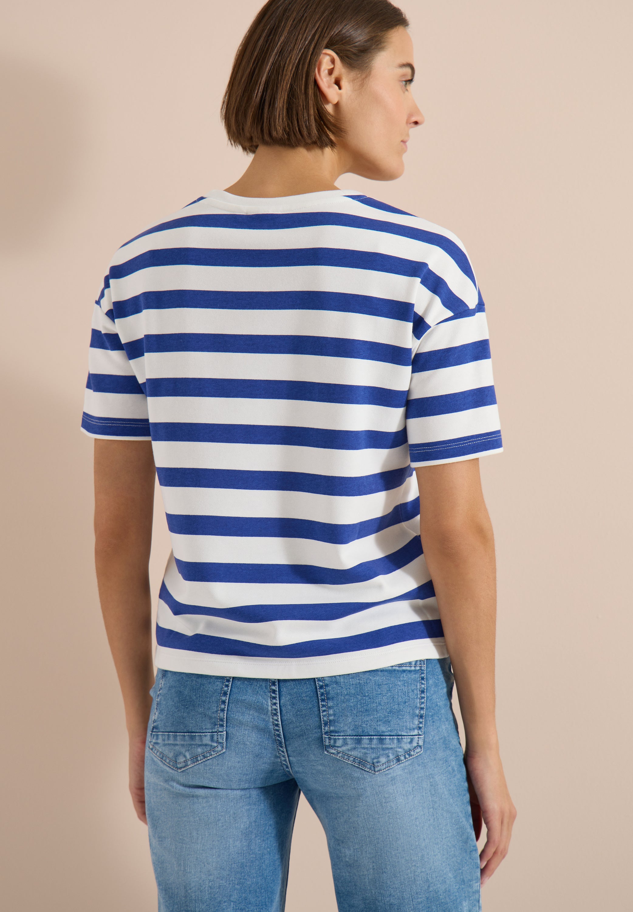Cecil Damen T-Shirts Deep Rive