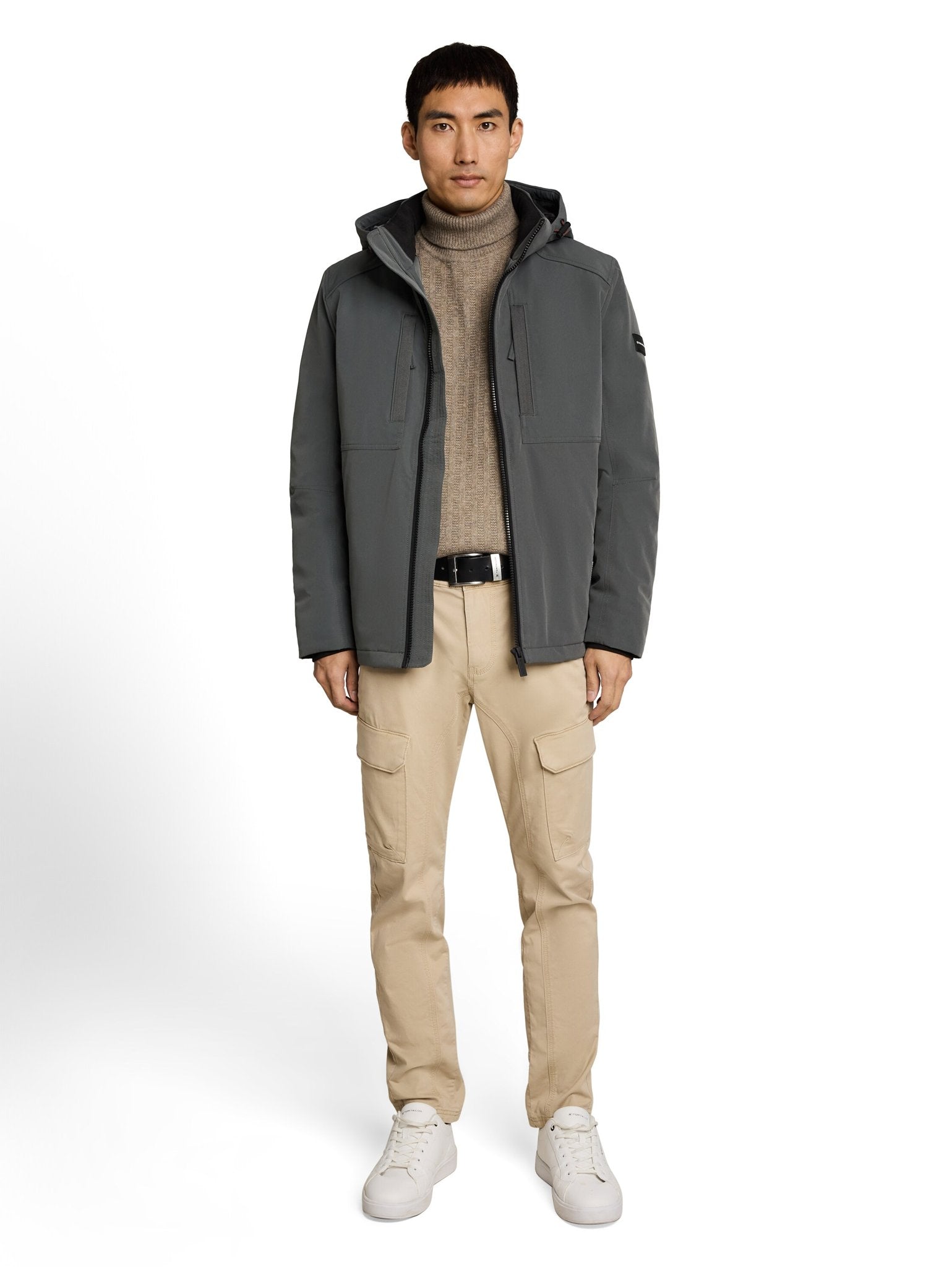 Tom Tailor Herren Jacken Darkest Olive