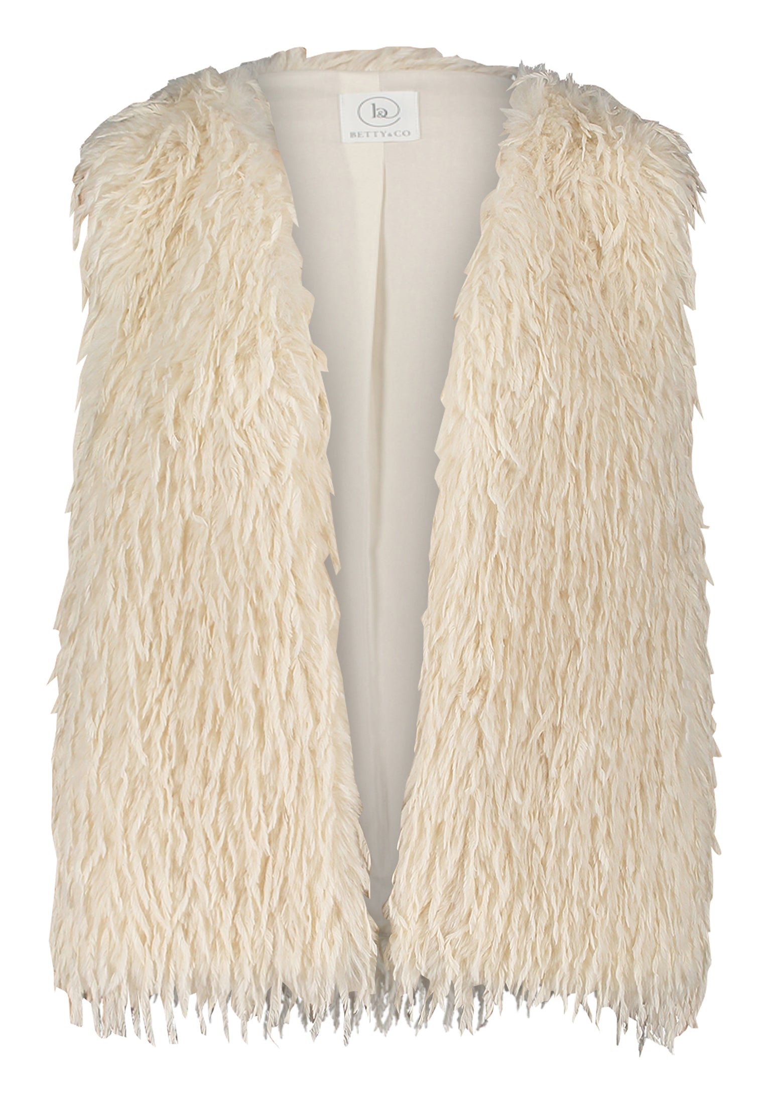 Betty & Co Damen Outdoorwesten White Sand