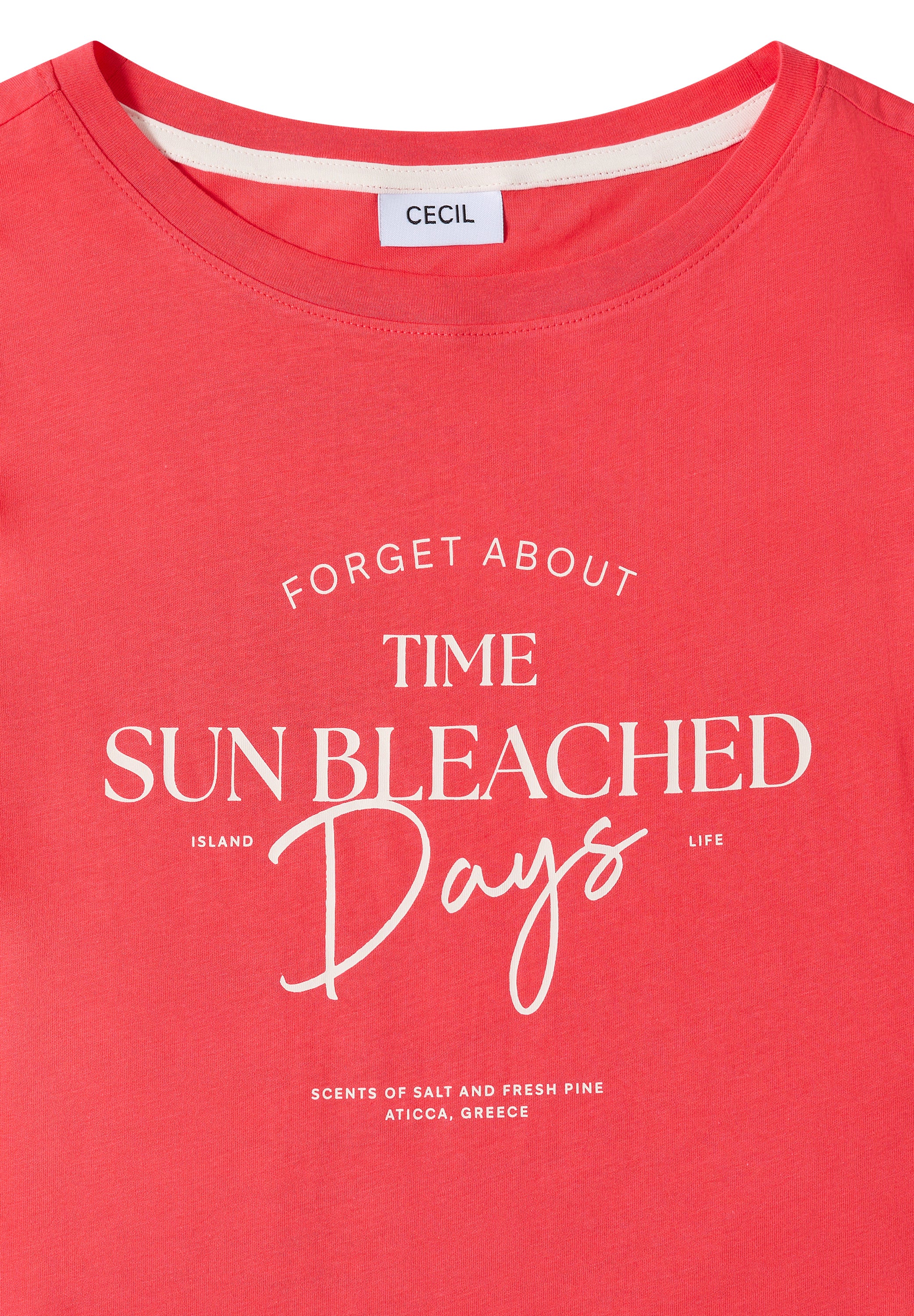 Cecil Damen T-Shirts  Coral