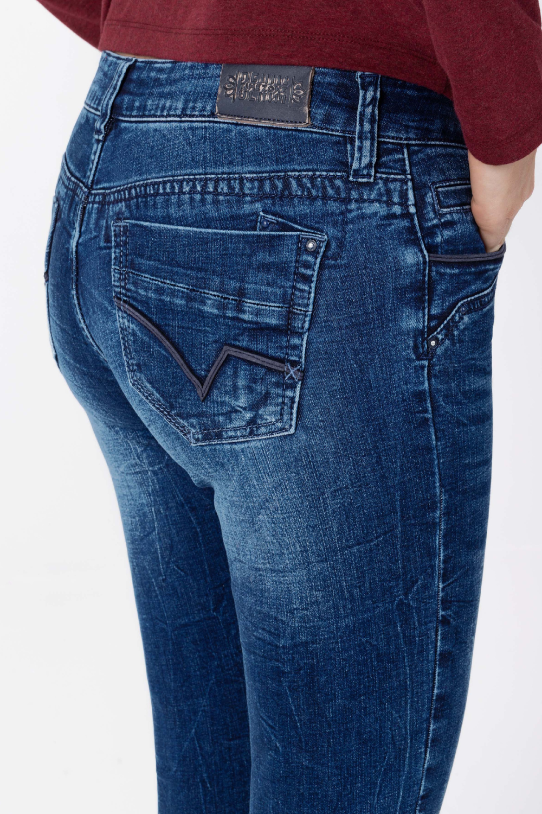 Timezone Damen Jeans  Lush Blue