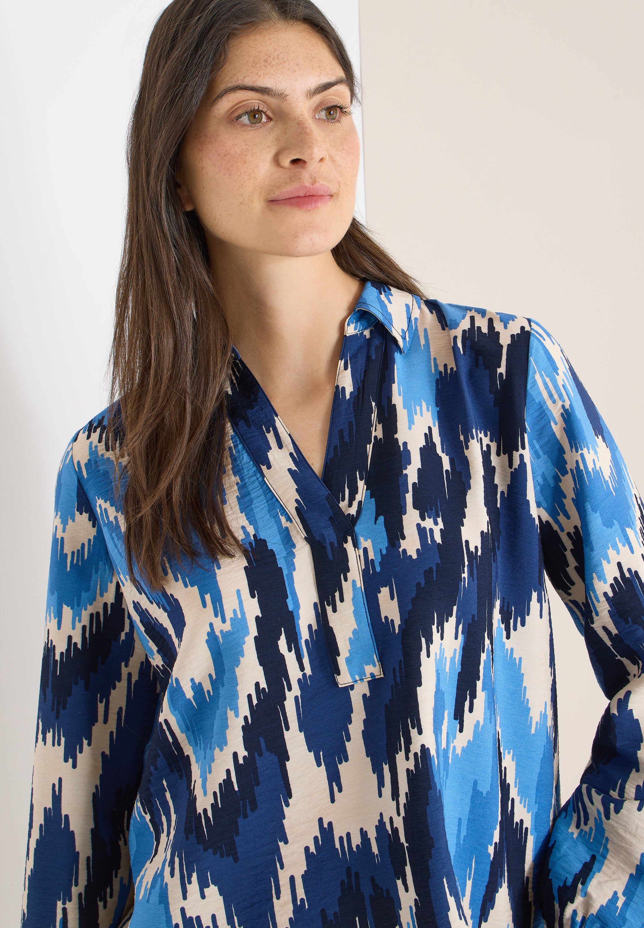 Cecil Damen Blusen Cloud Blu