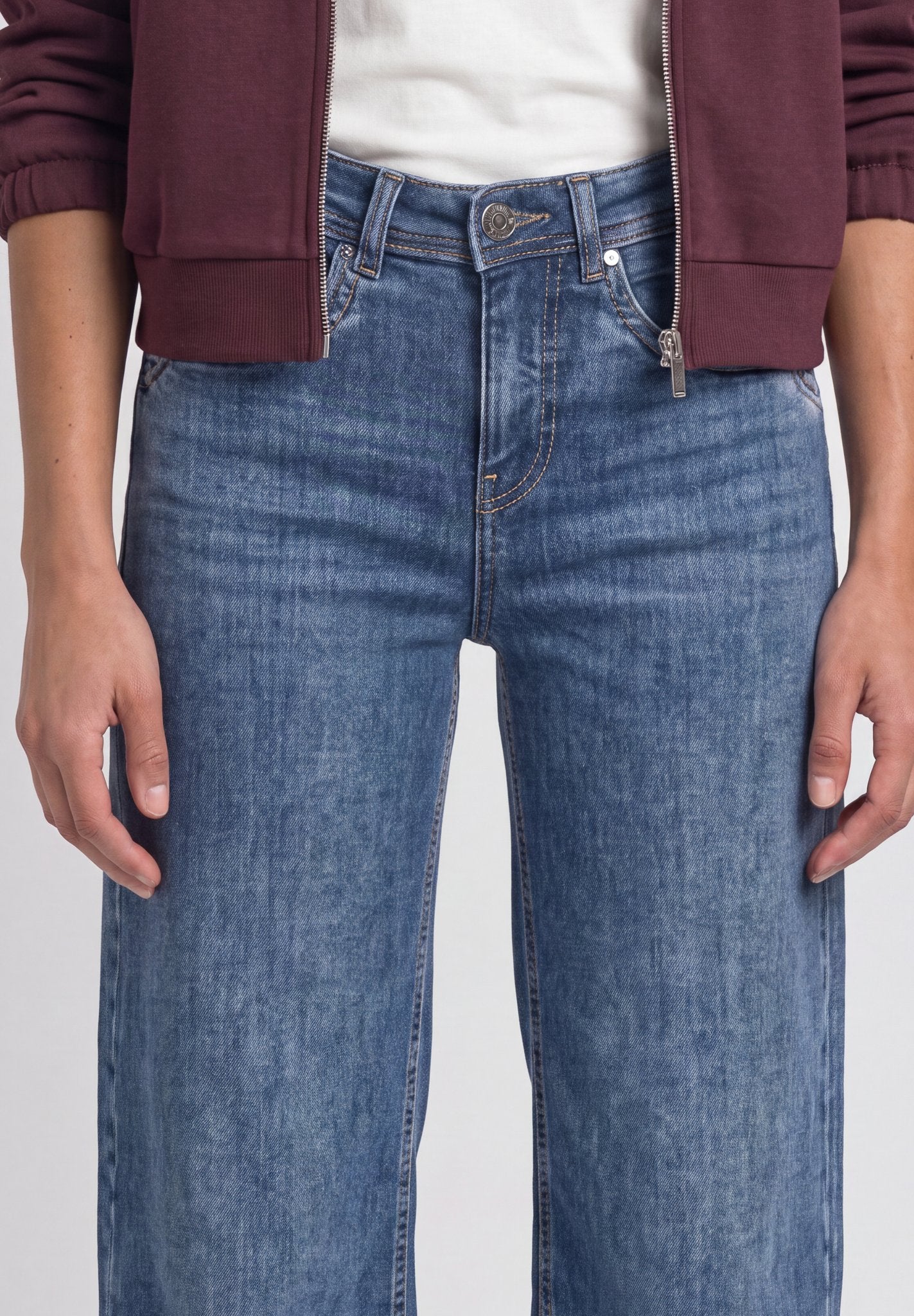 Street One Damen Hosen  Medium Bl
