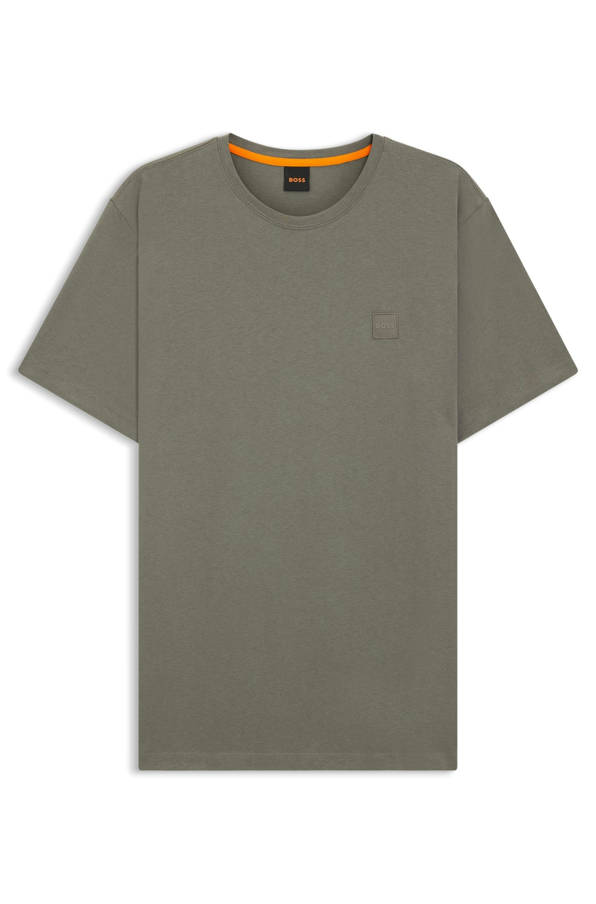 Boss Orange Herren T-Shirts kurz Open Grey