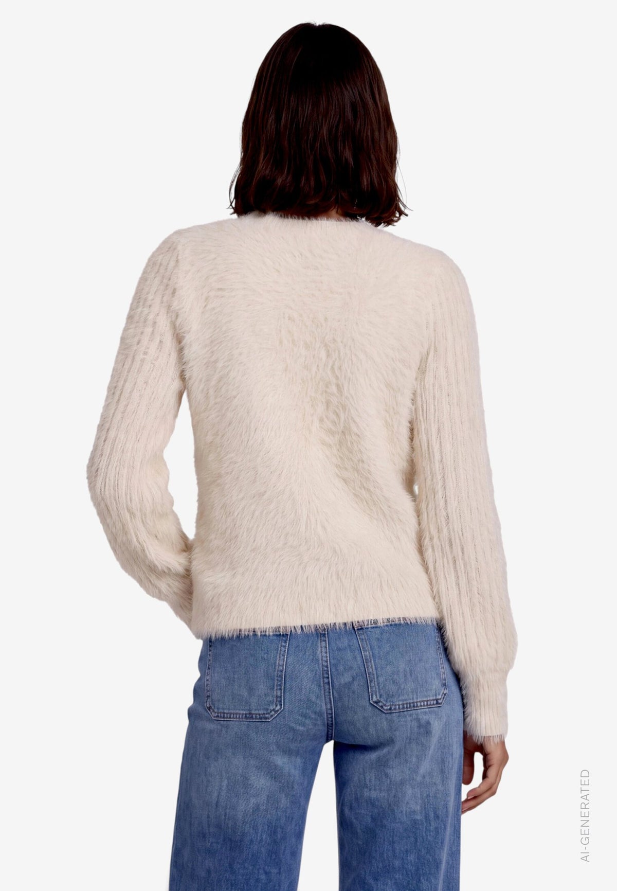 Zero Damen Pullover Cream