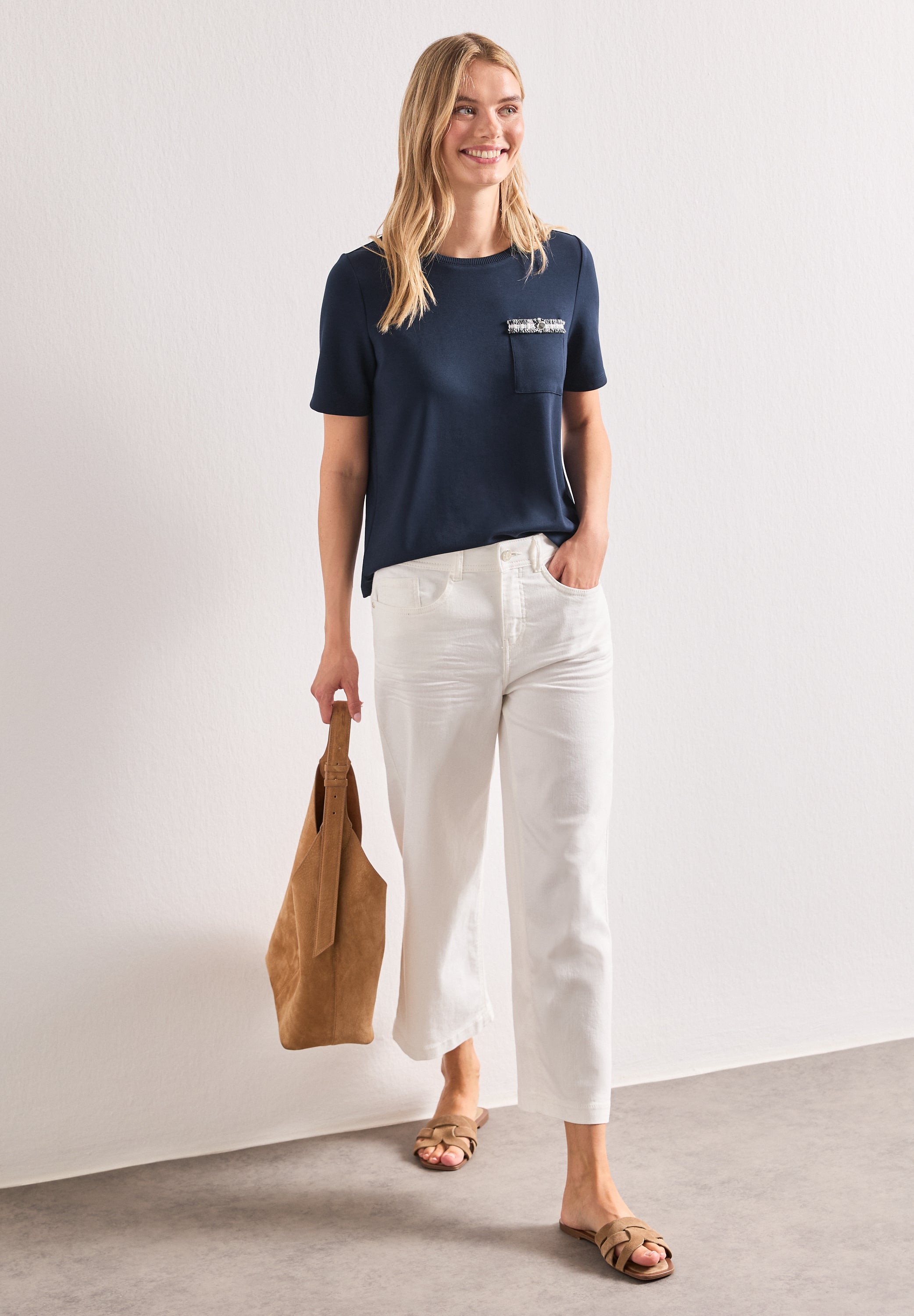 Street One Damen T-Shirts  Darkest B