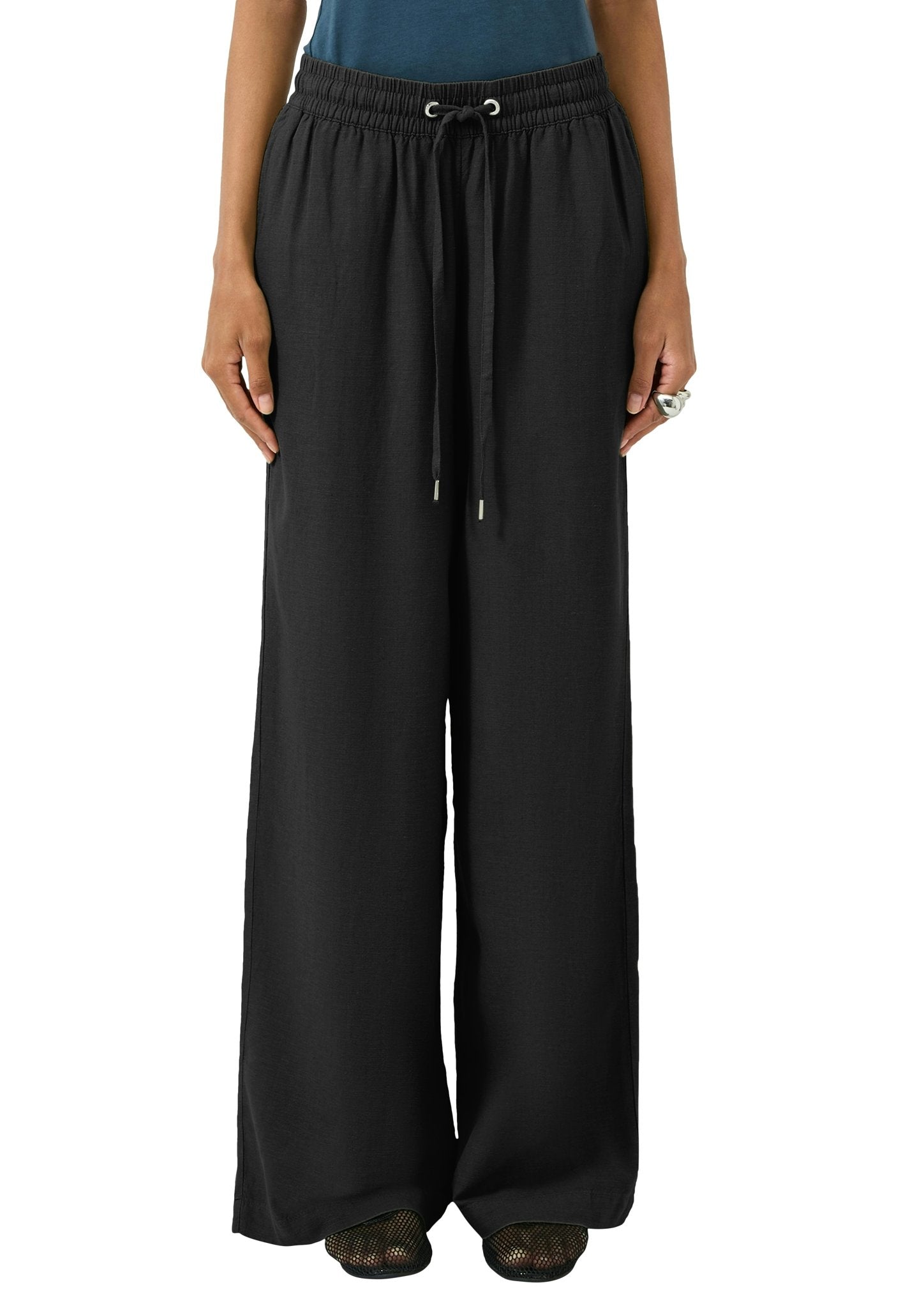 QS by S.Oliver Damen Hosen Grey/Black