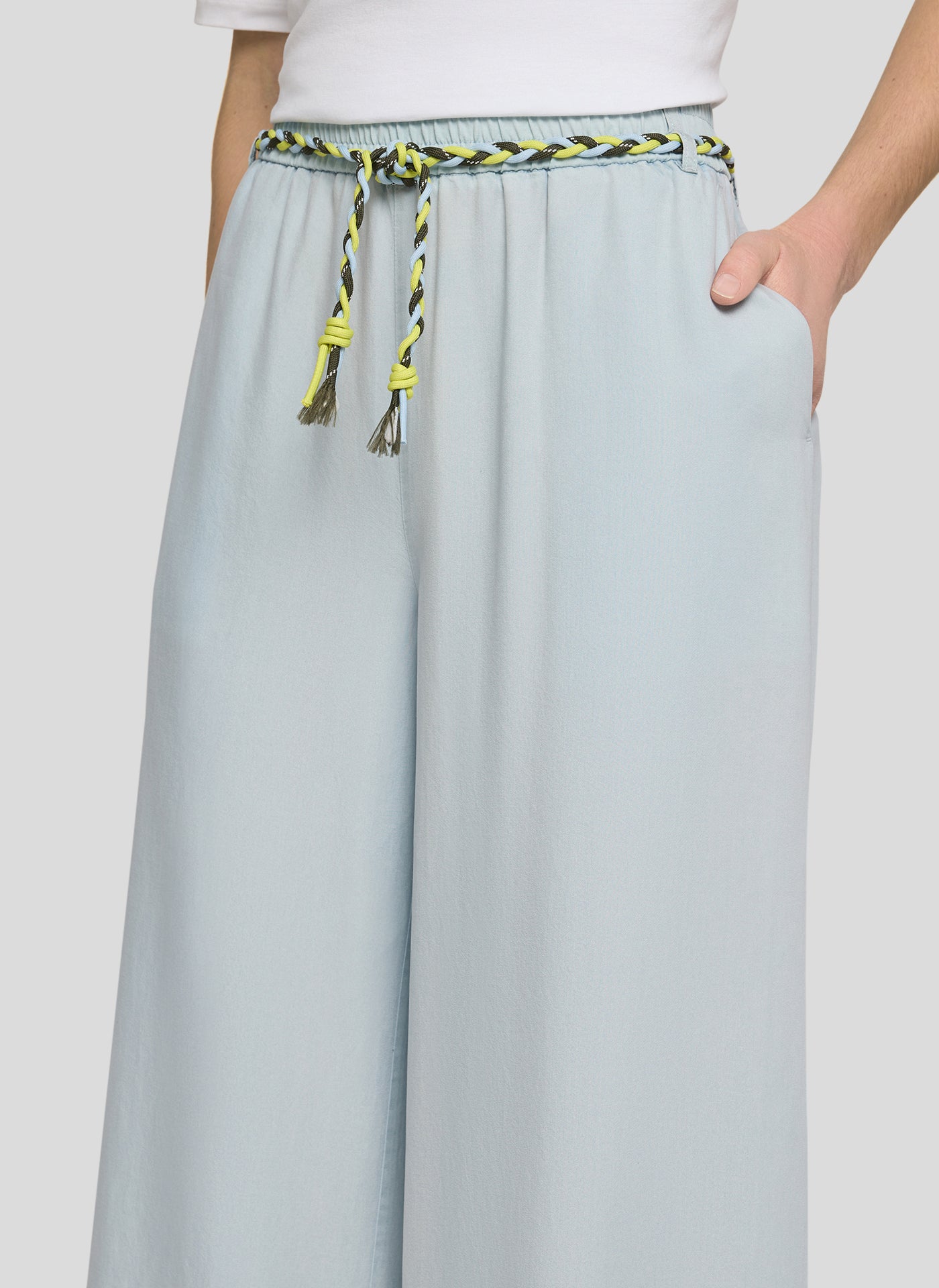 Rabe Damen Hosen Bleachedblue