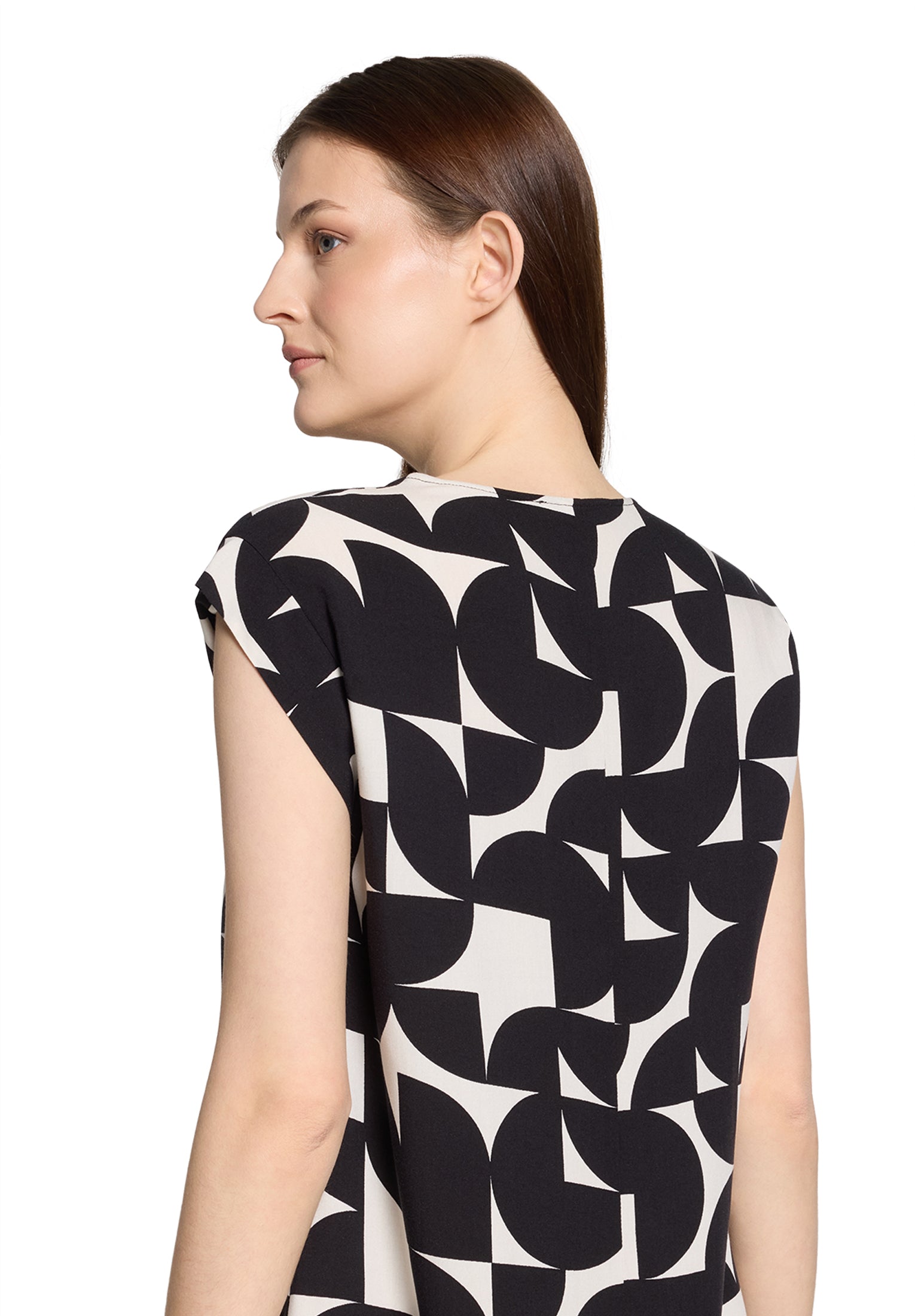 Betty & Co Damen Kleider Black/Cream
