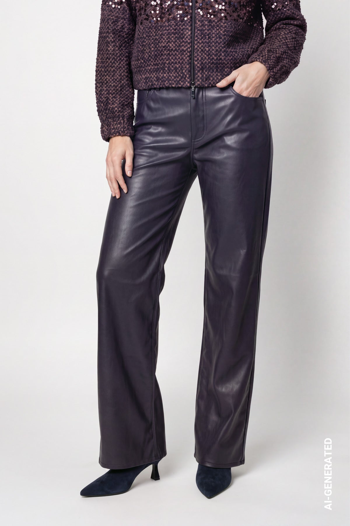 Monari Damen Hosen Dark Blue
