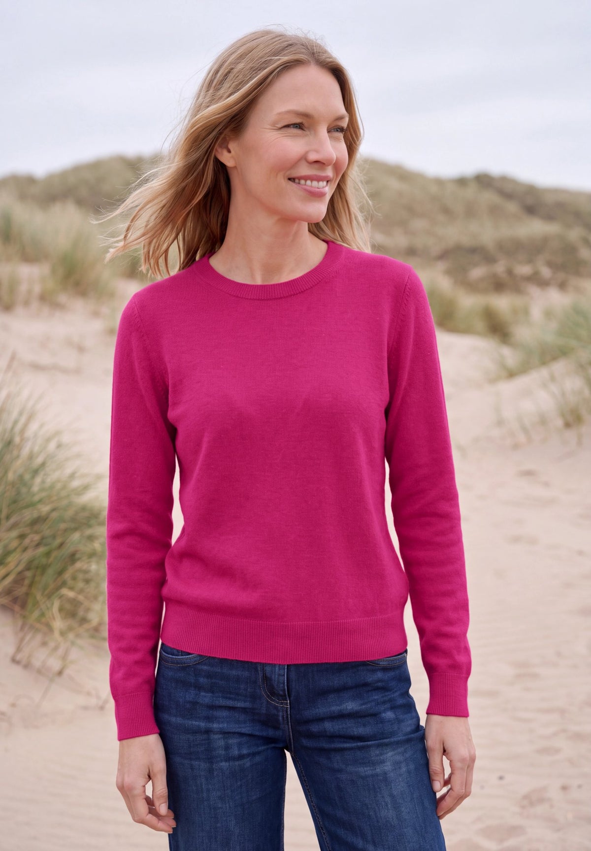 Cecil Damen Pullover  Pink Flas