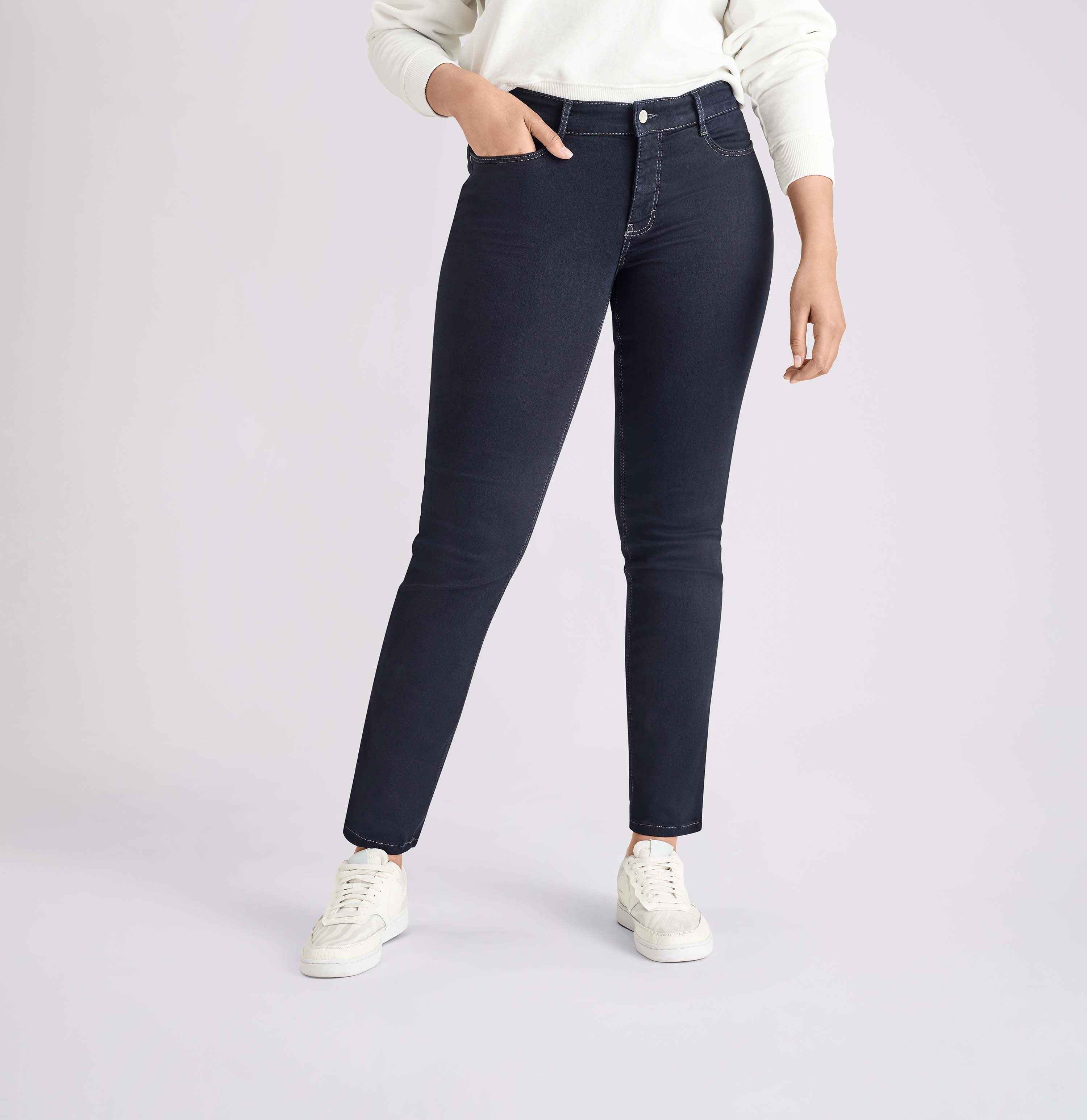 Mac Damen Jeans Dark Rinsewash