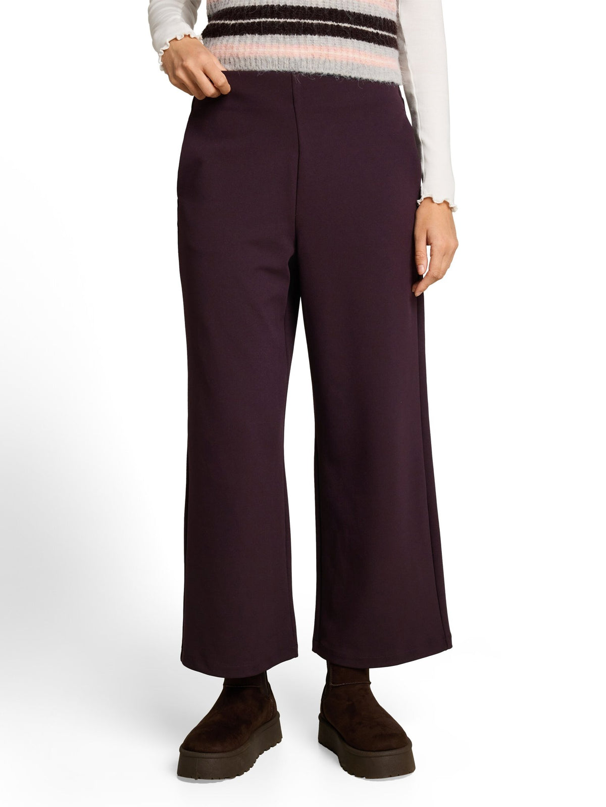 Tom Tailor denim Damen Hosen Dark Plum