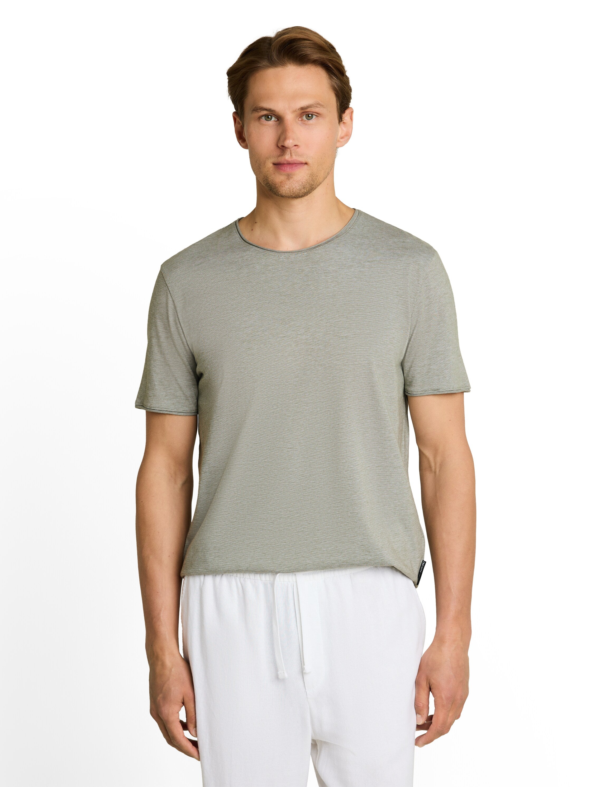 Tom Tailor denim Herren T-Shirts kurz Oak Leaf Green